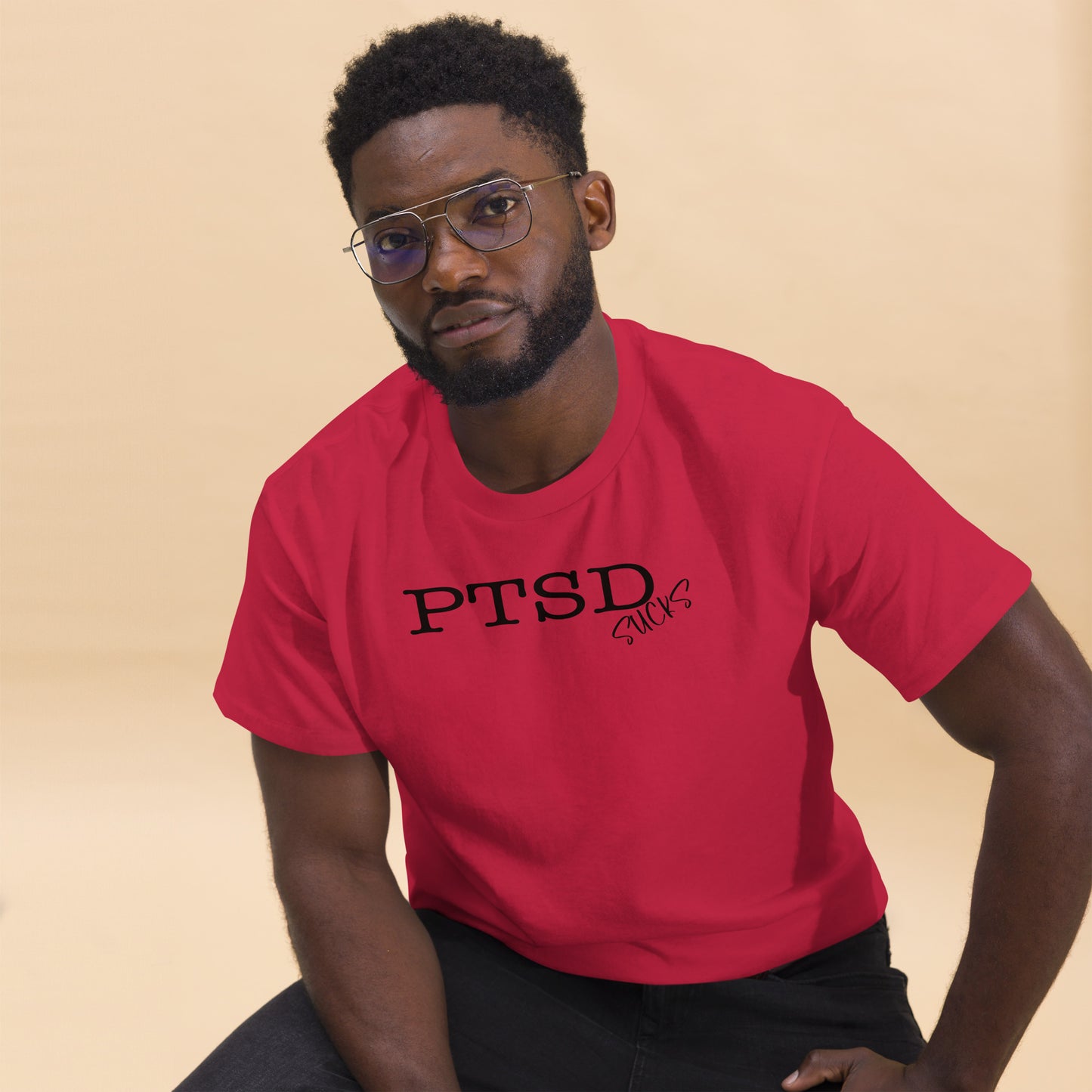 PTSD Sucks Men's classic tee