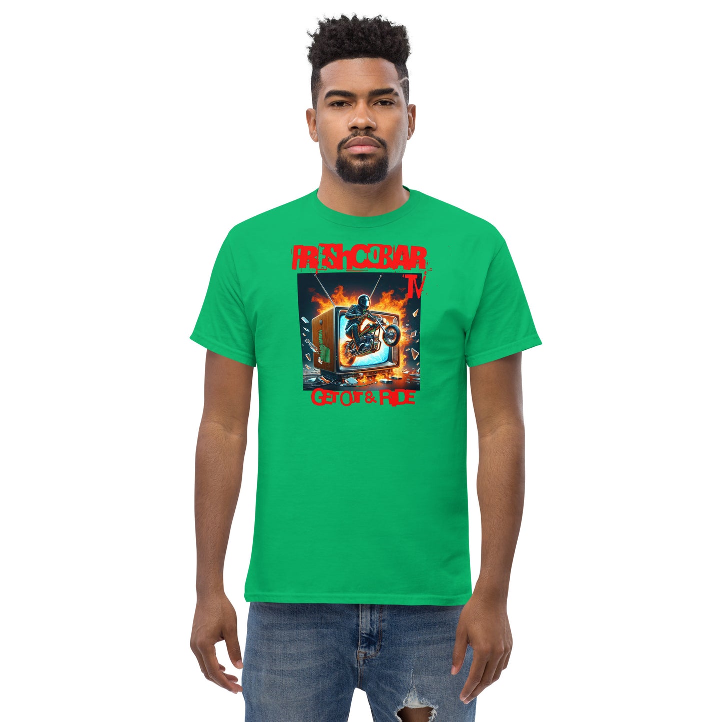 Freshcobar Get out and Ride Unisex classic tee