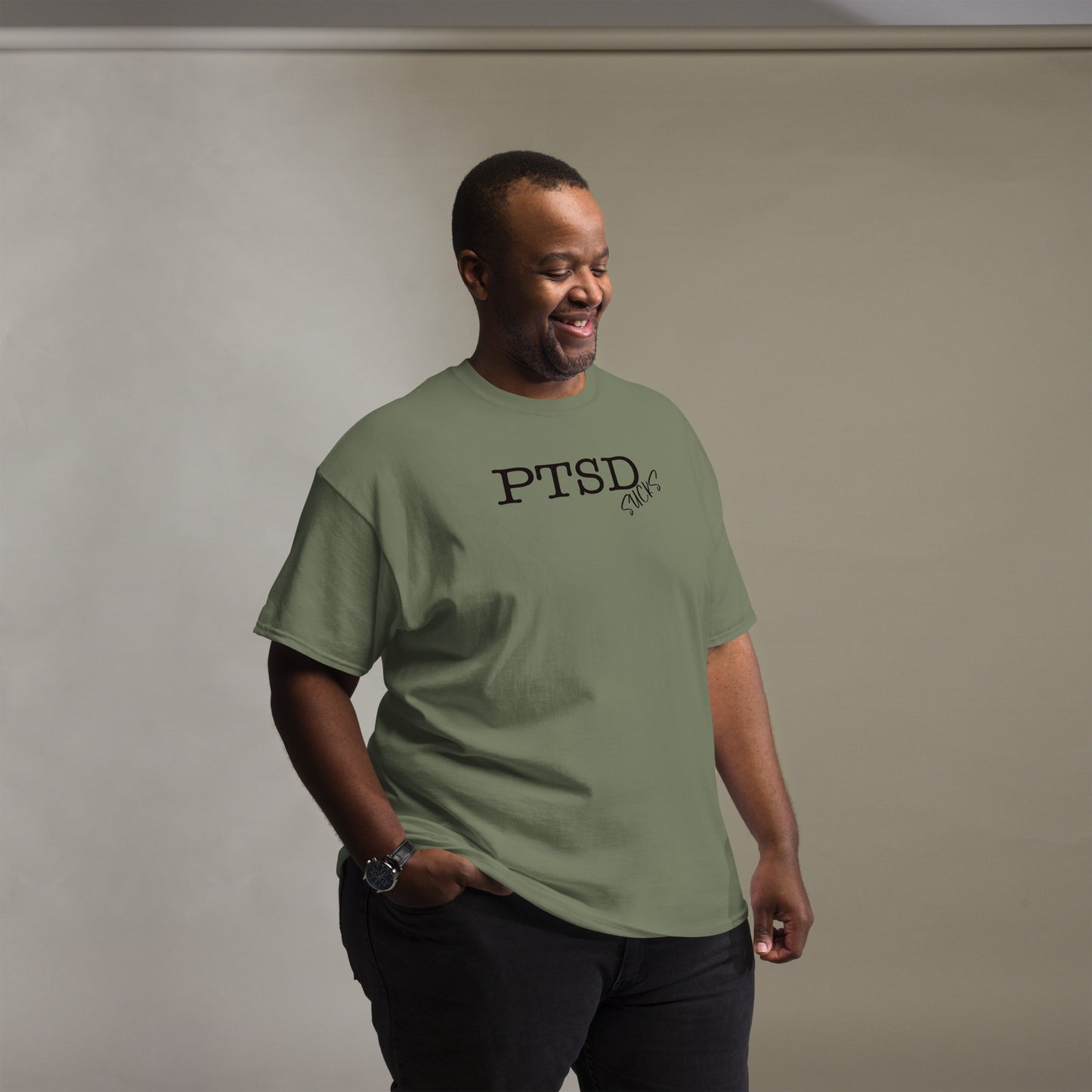 PTSD Sucks Men's classic tee