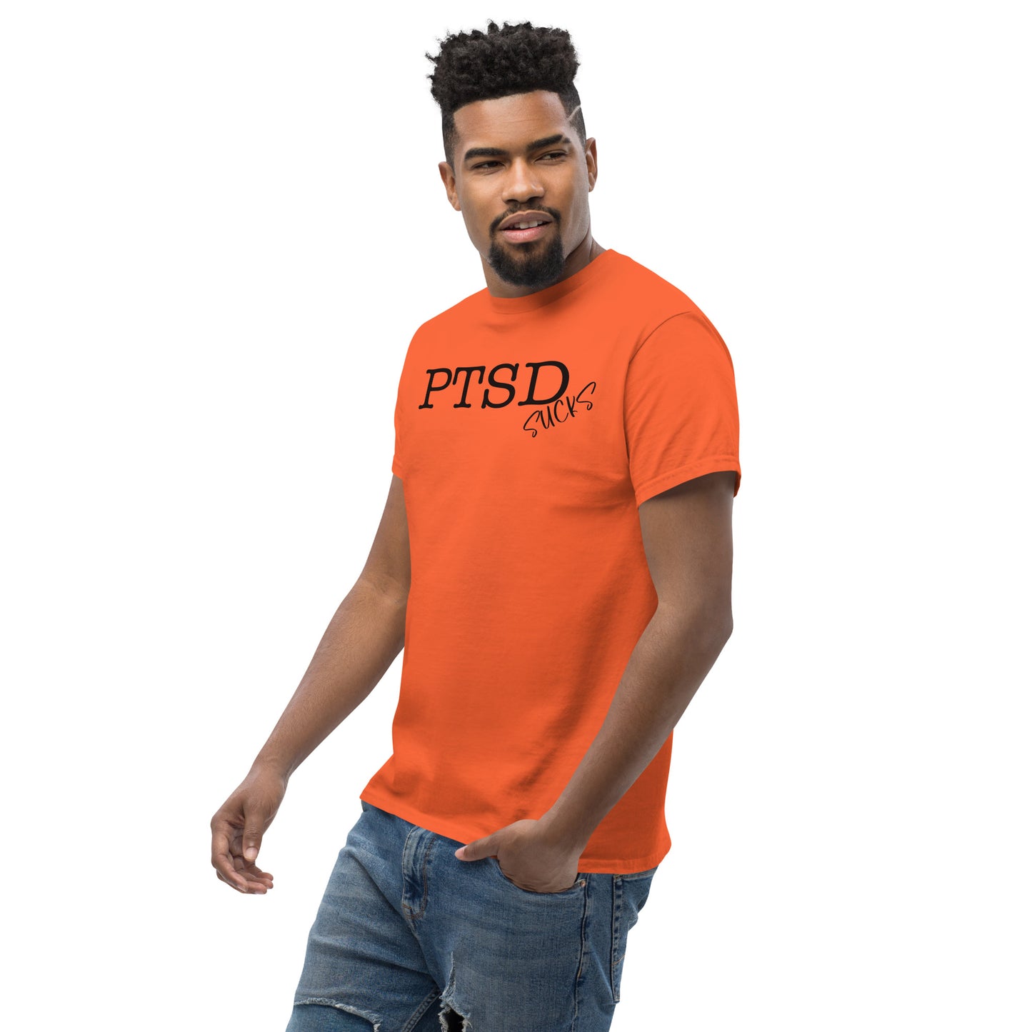 PTSD Sucks Men's classic tee