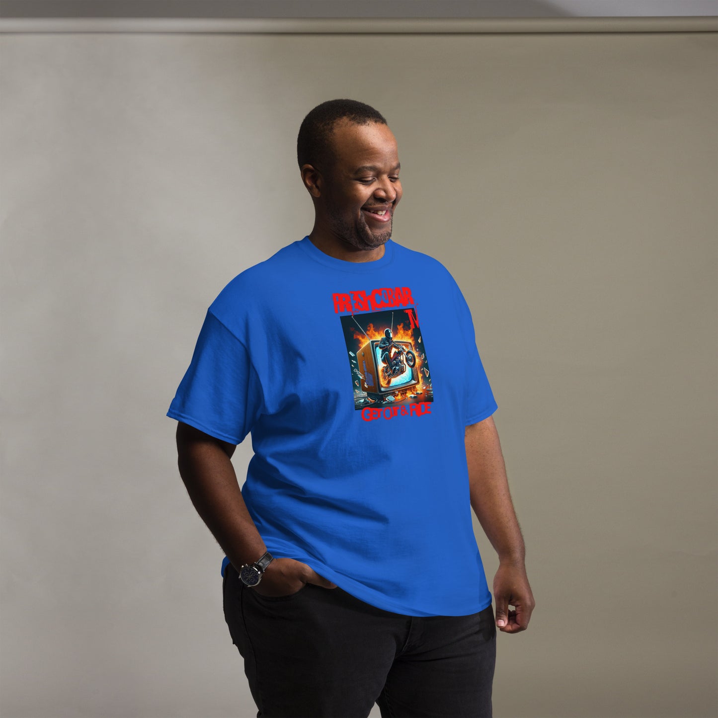 Freshcobar Get out and Ride Unisex classic tee