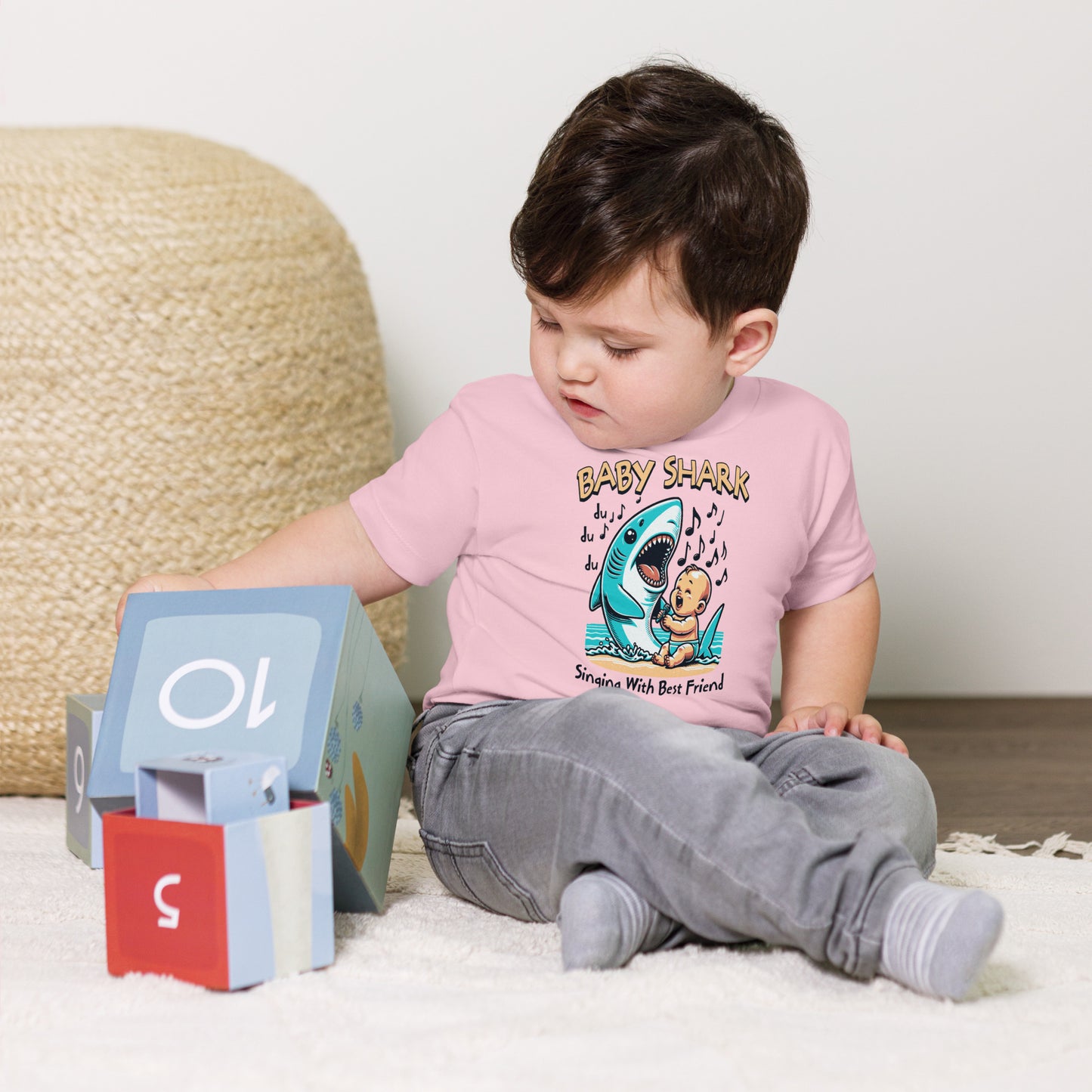 Toddler Shark Short Sleeve Tee