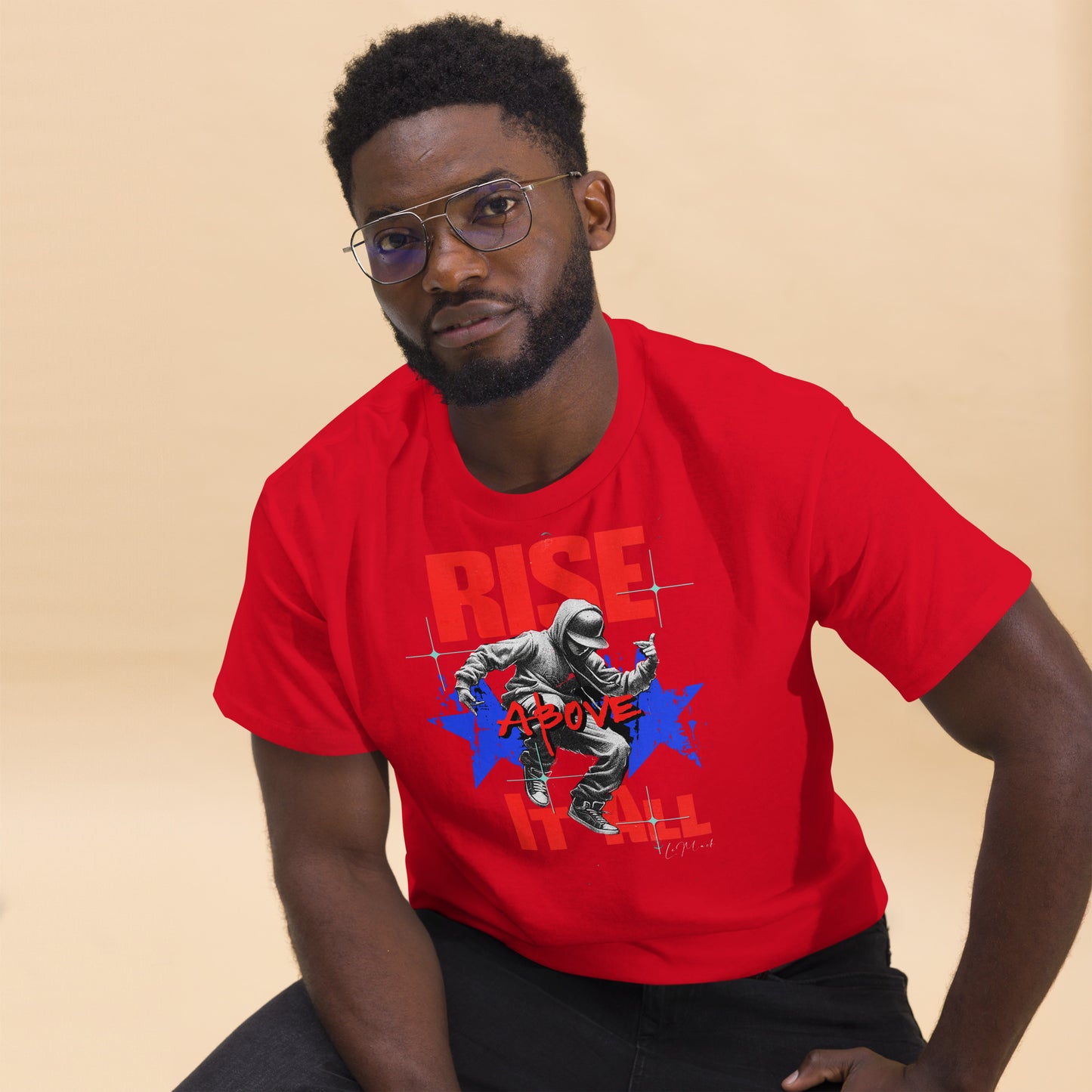 Unisex Rise above it all classic tee