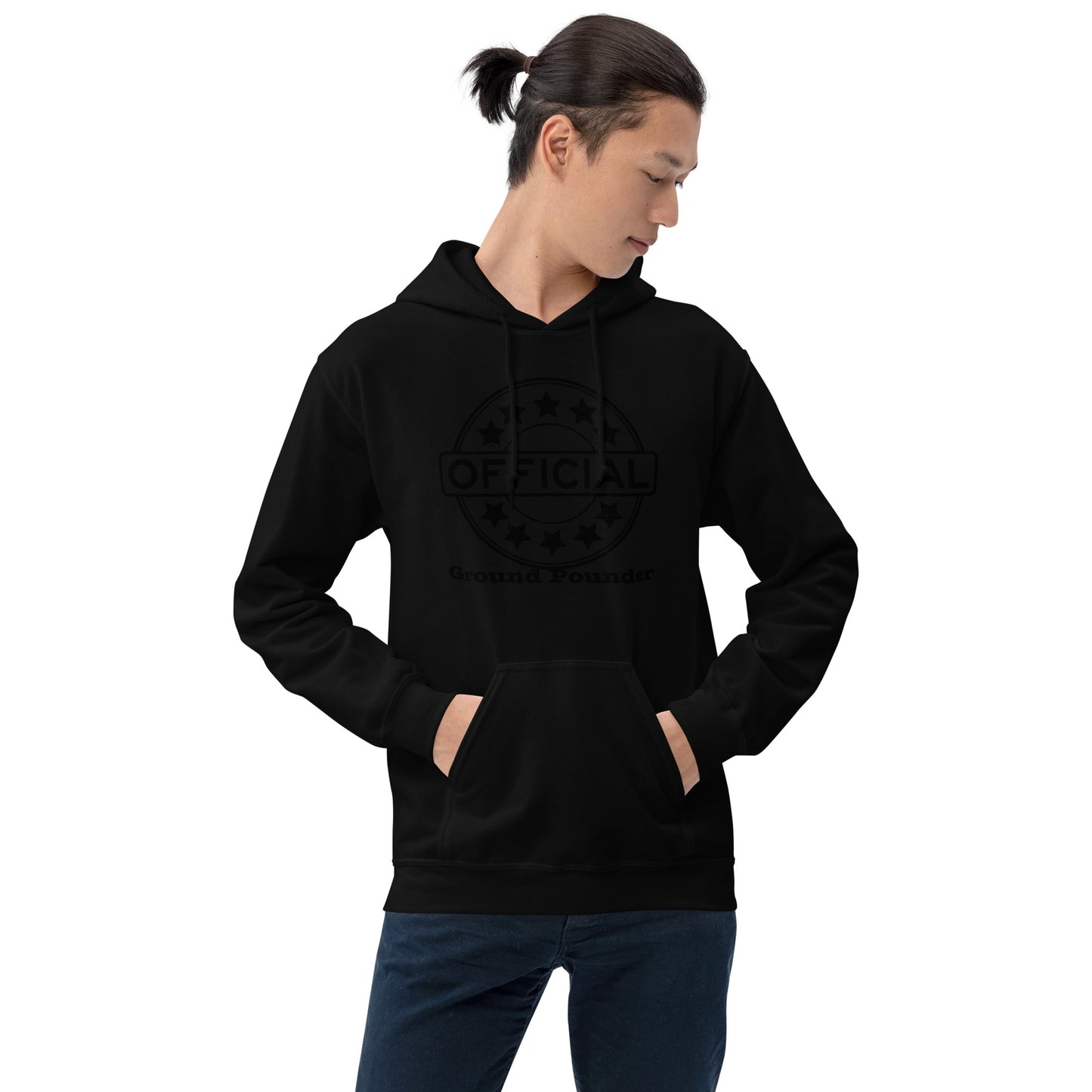 Official Ground Pounder (Black Letters) Unisex Hoodie
