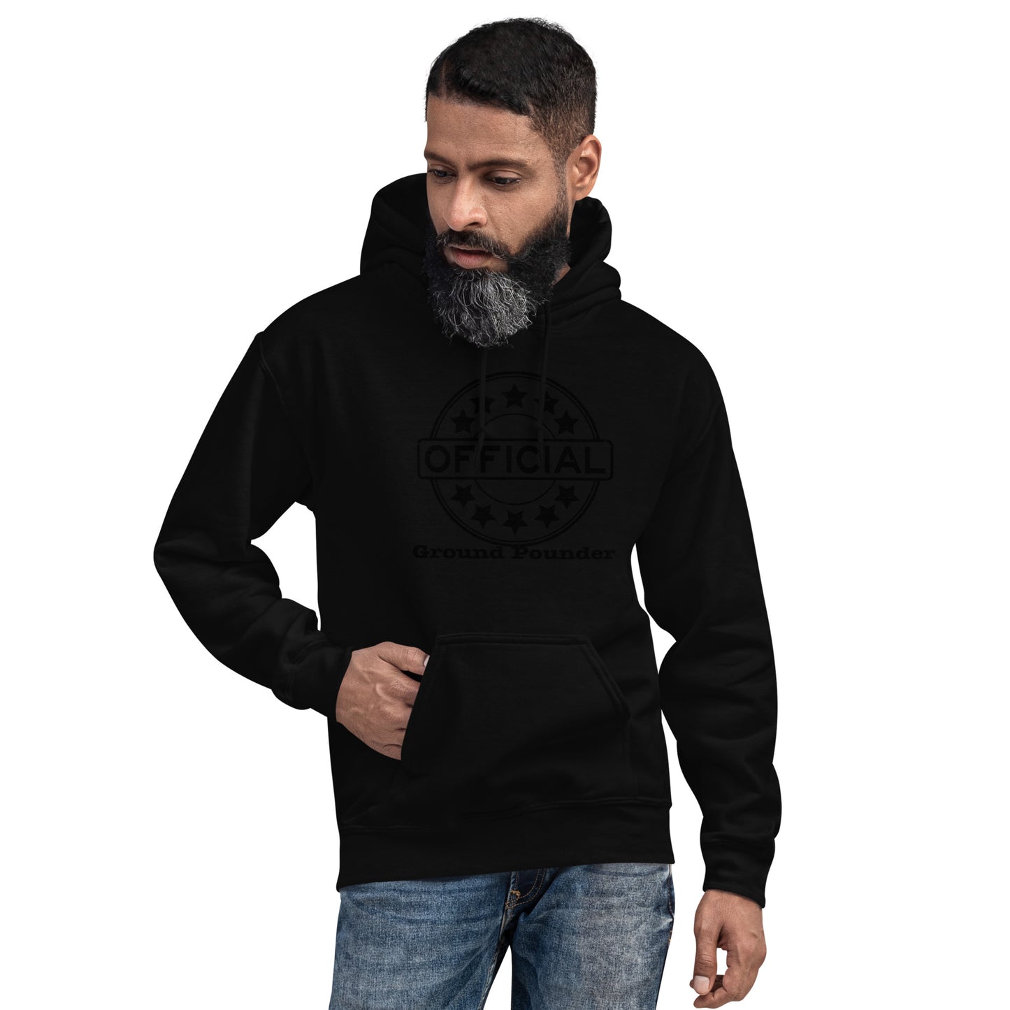 Official Ground Pounder (Black Letters) Unisex Hoodie