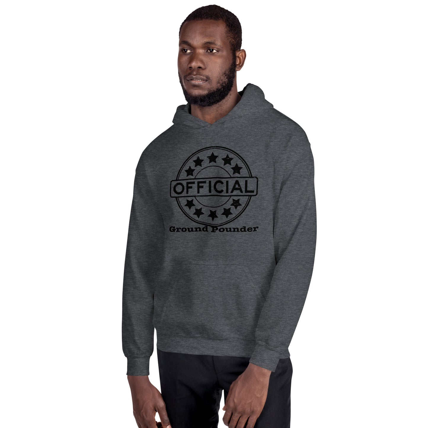 Official Ground Pounder (Black Letters) Unisex Hoodie