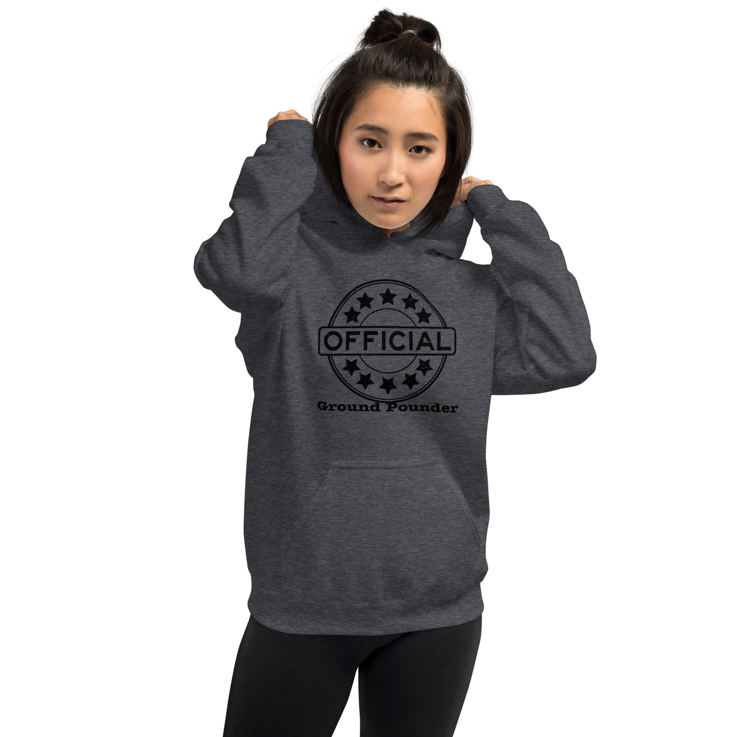 Official Ground Pounder (Black Letters) Unisex Hoodie