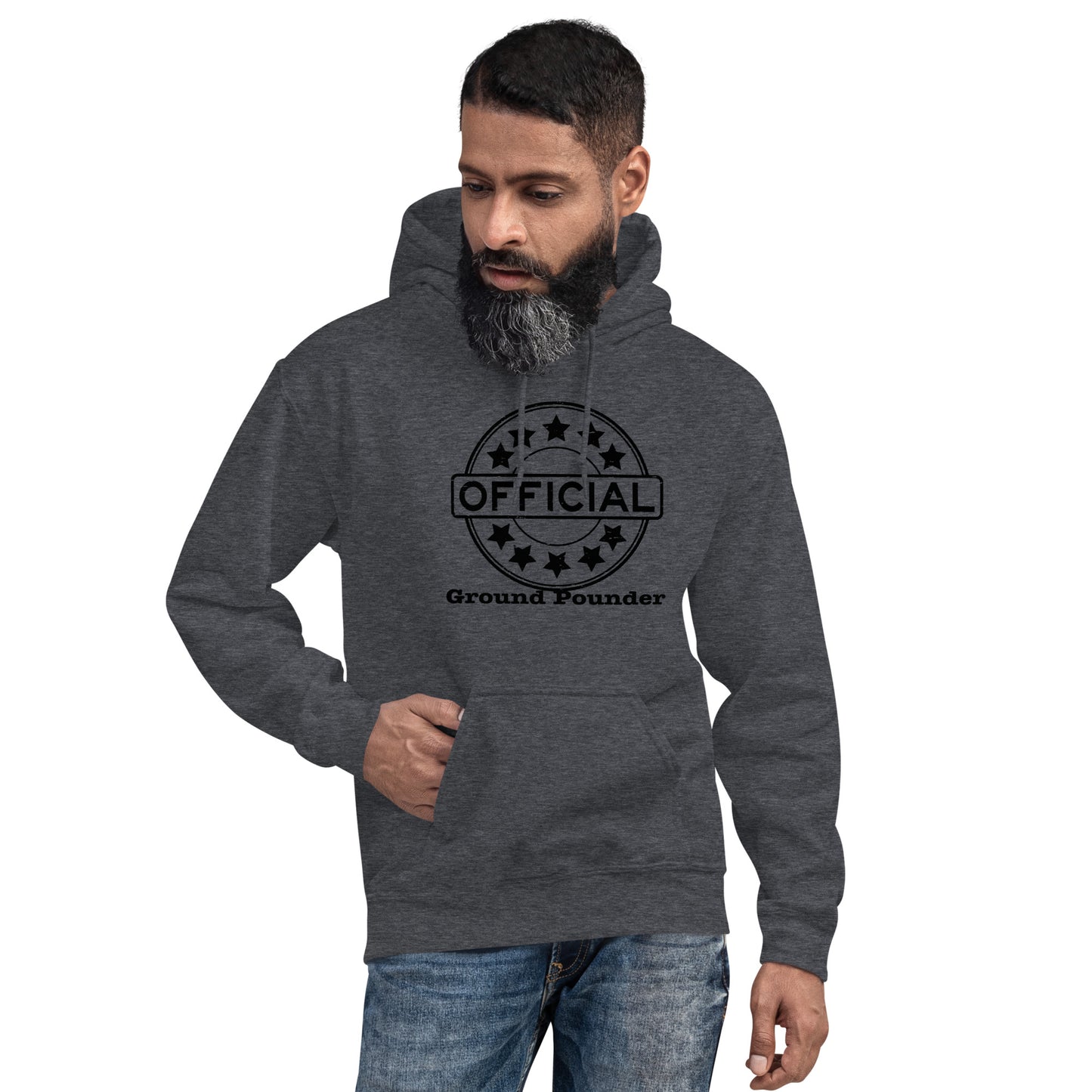 Official Ground Pounder (Black Letters) Unisex Hoodie