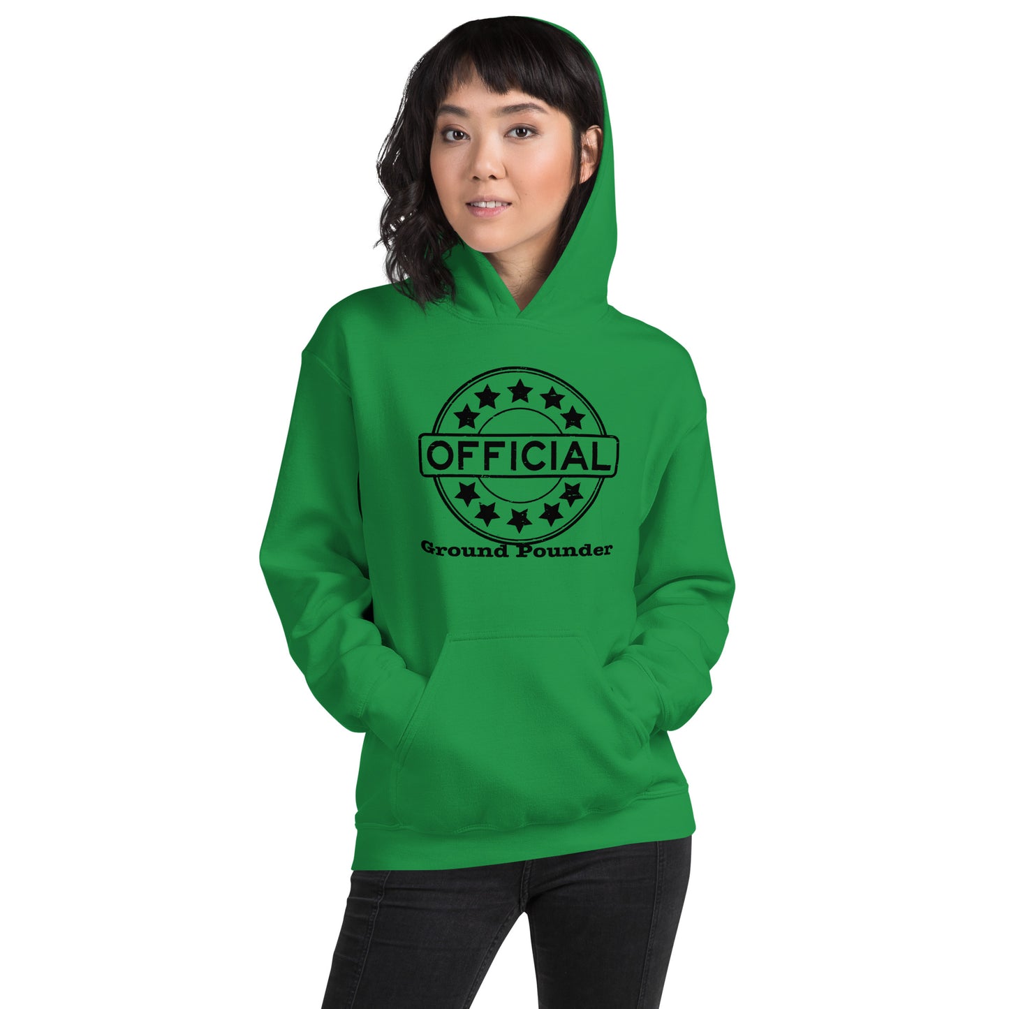 Official Ground Pounder (Black Letters) Unisex Hoodie