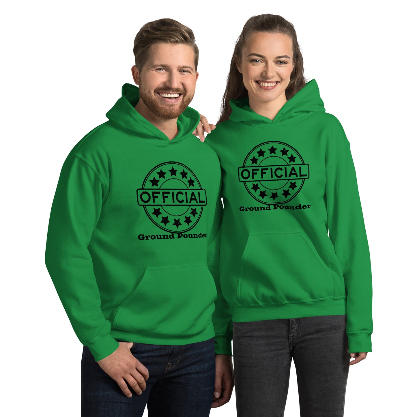 Official Ground Pounder (Black Letters) Unisex Hoodie