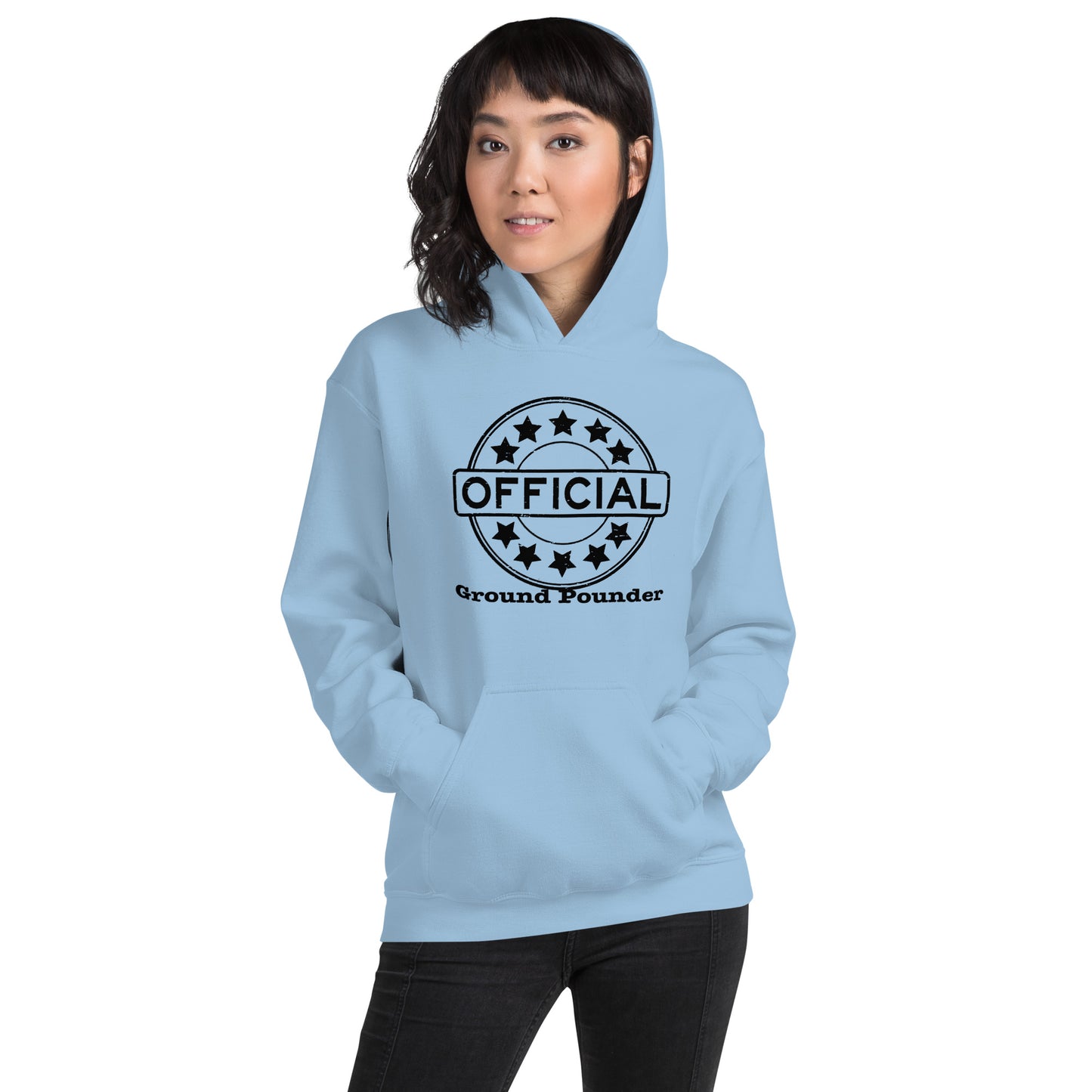 Official Ground Pounder (Black Letters) Unisex Hoodie