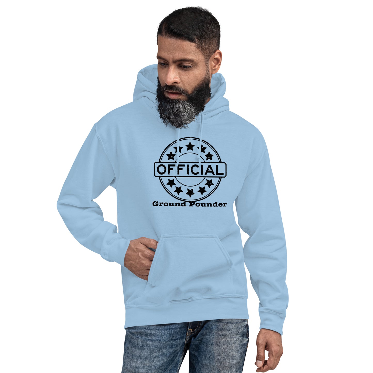 Official Ground Pounder (Black Letters) Unisex Hoodie