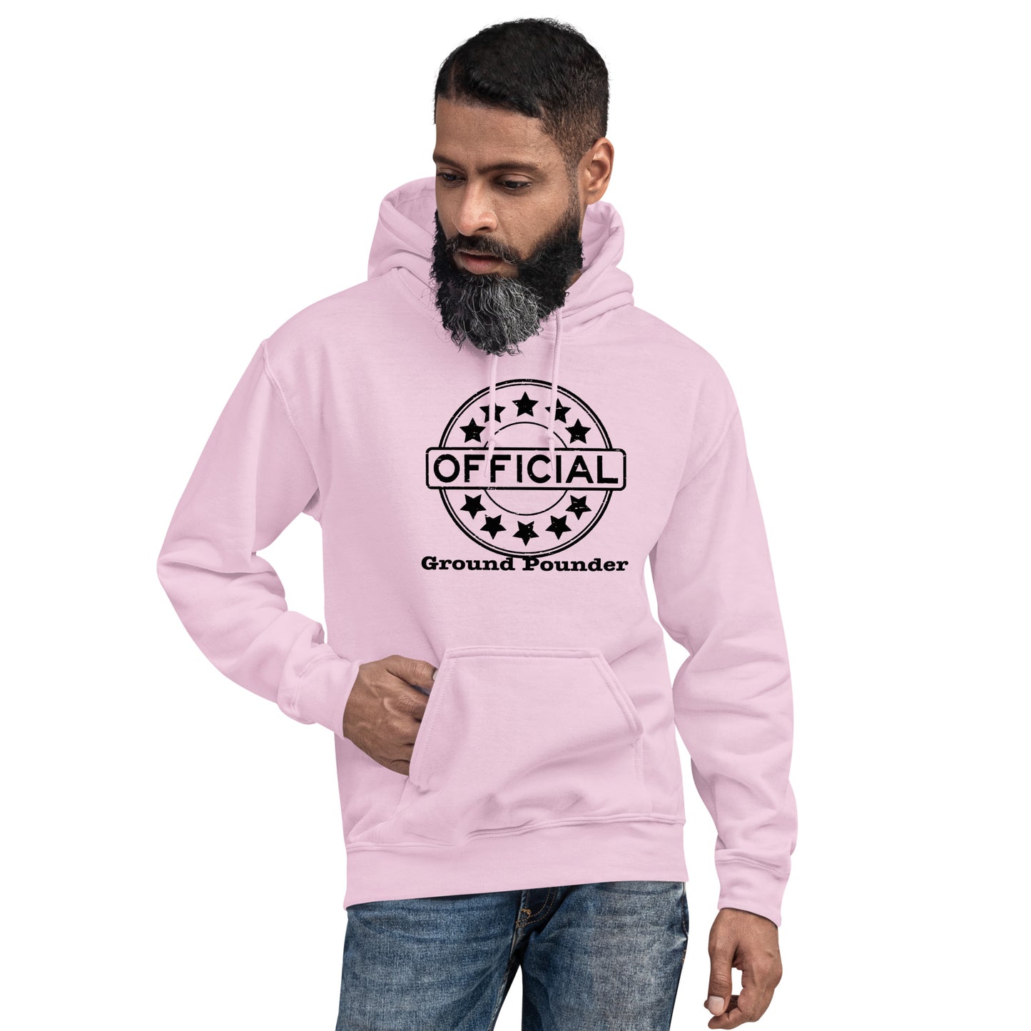 Official Ground Pounder (Black Letters) Unisex Hoodie