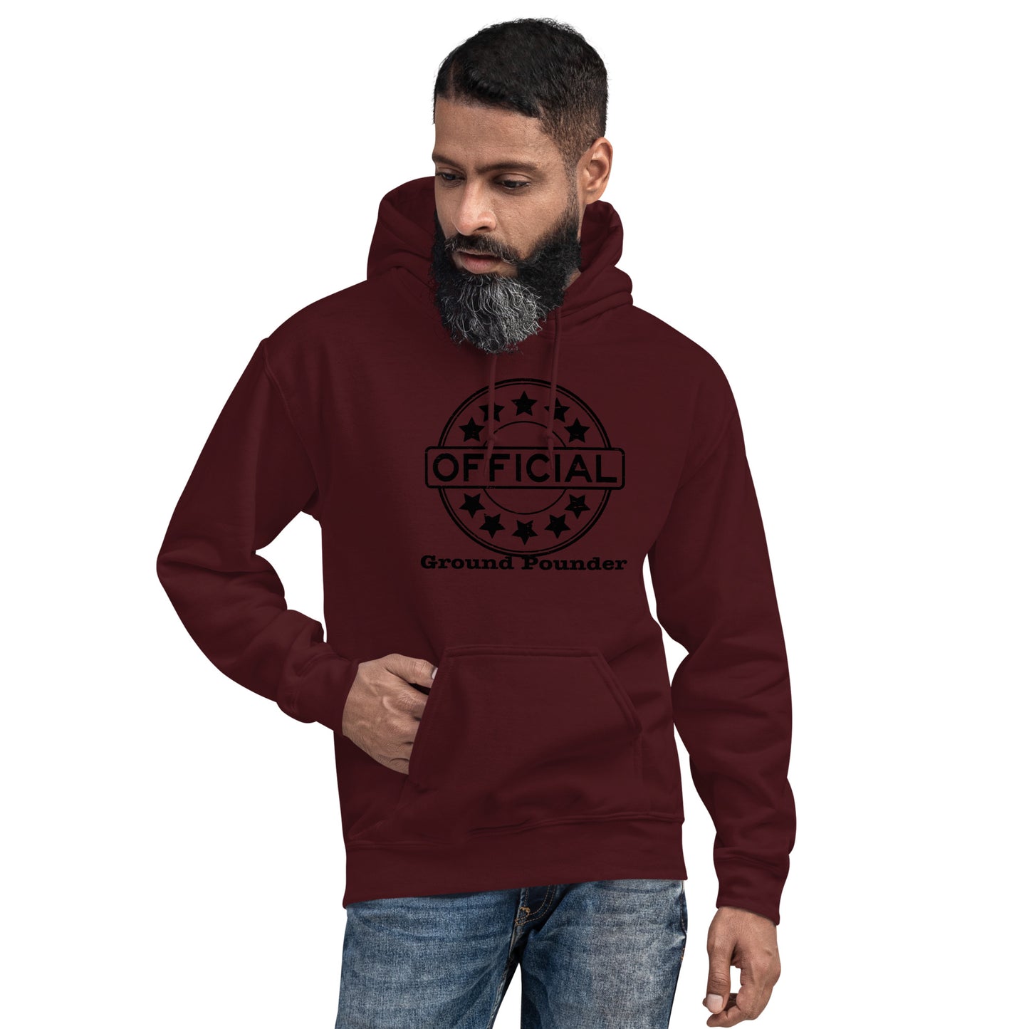 Official Ground Pounder (Black Letters) Unisex Hoodie