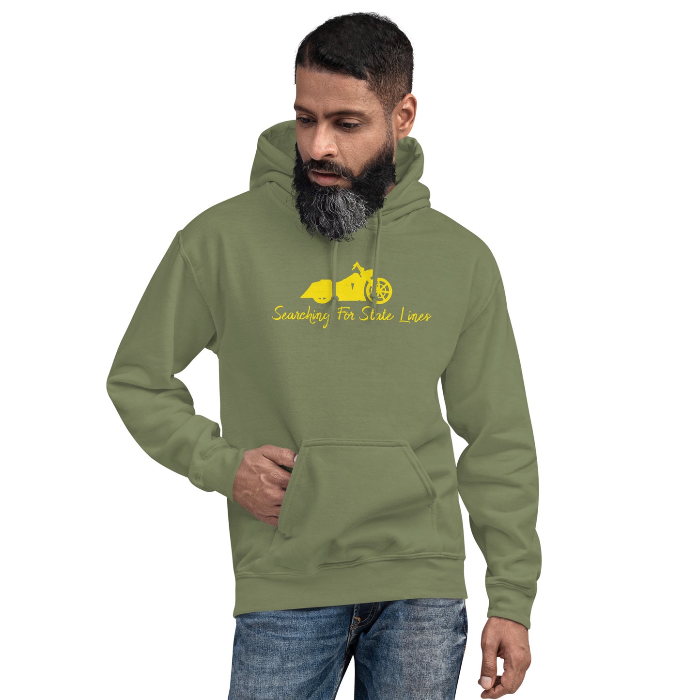 Searching for State Lines Road King Unisex Hoodie