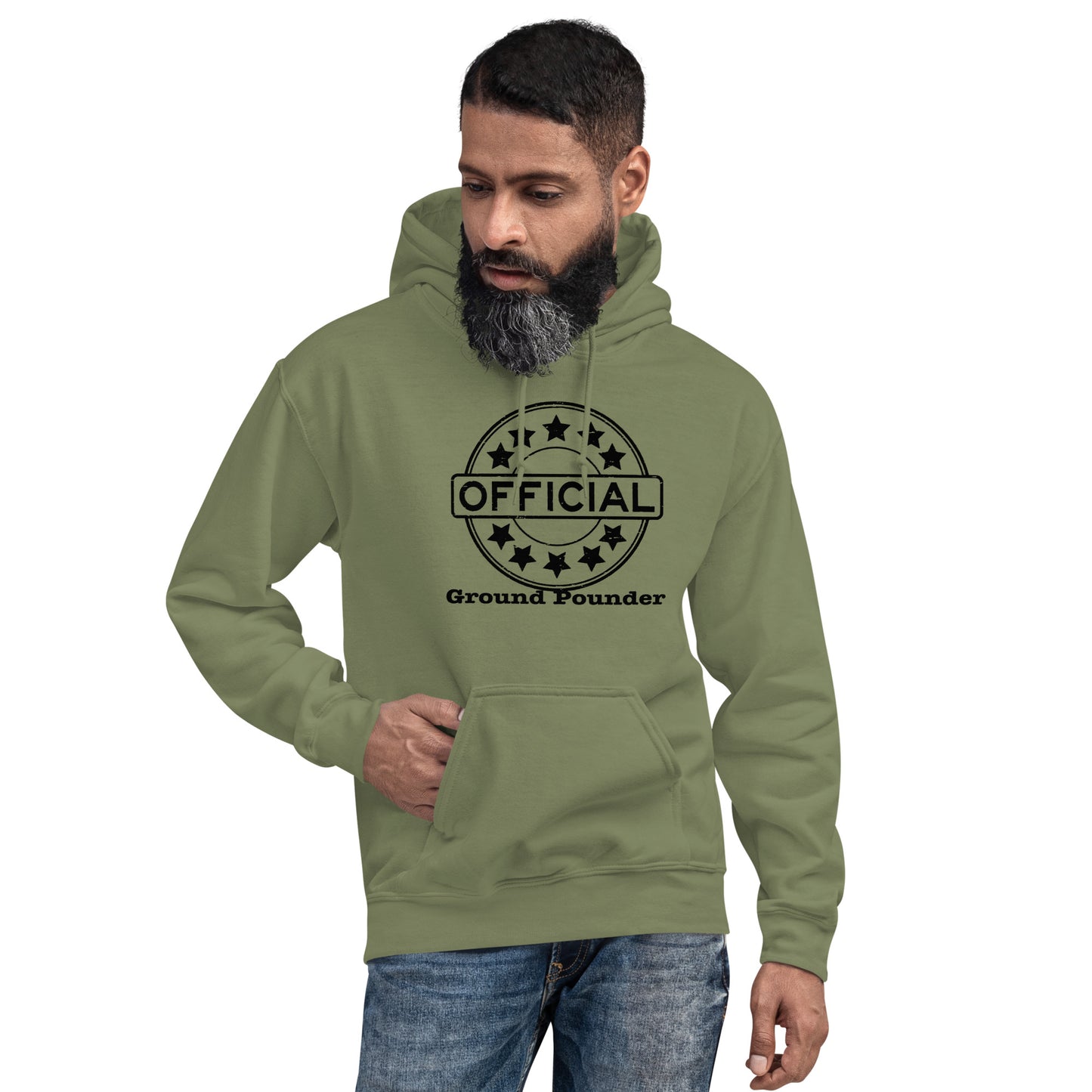 Official Ground Pounder (Black Letters) Unisex Hoodie