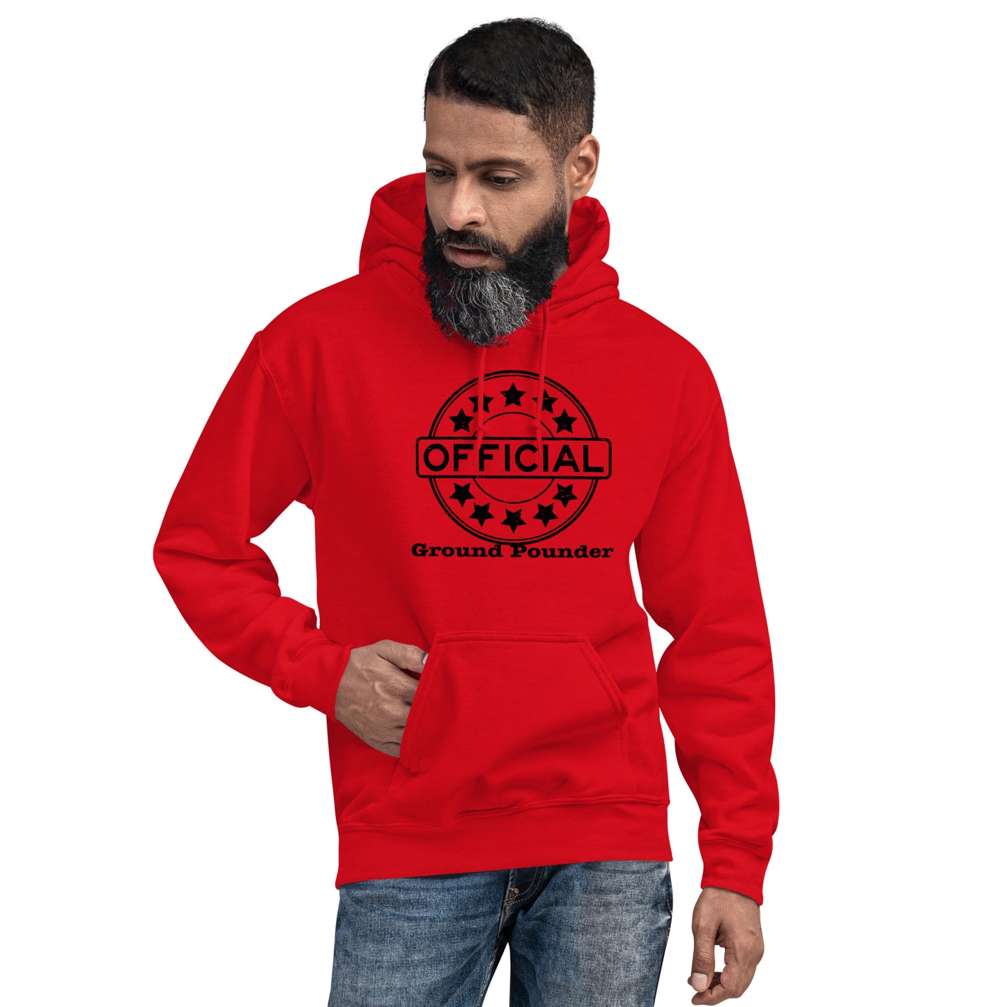 Official Ground Pounder (Black Letters) Unisex Hoodie
