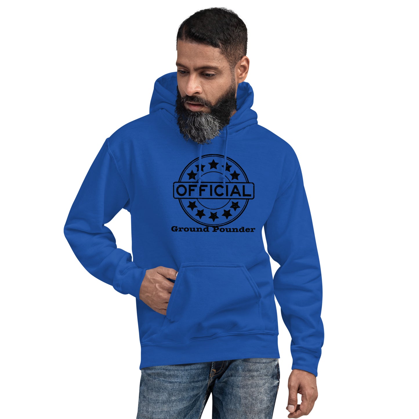 Official Ground Pounder (Black Letters) Unisex Hoodie