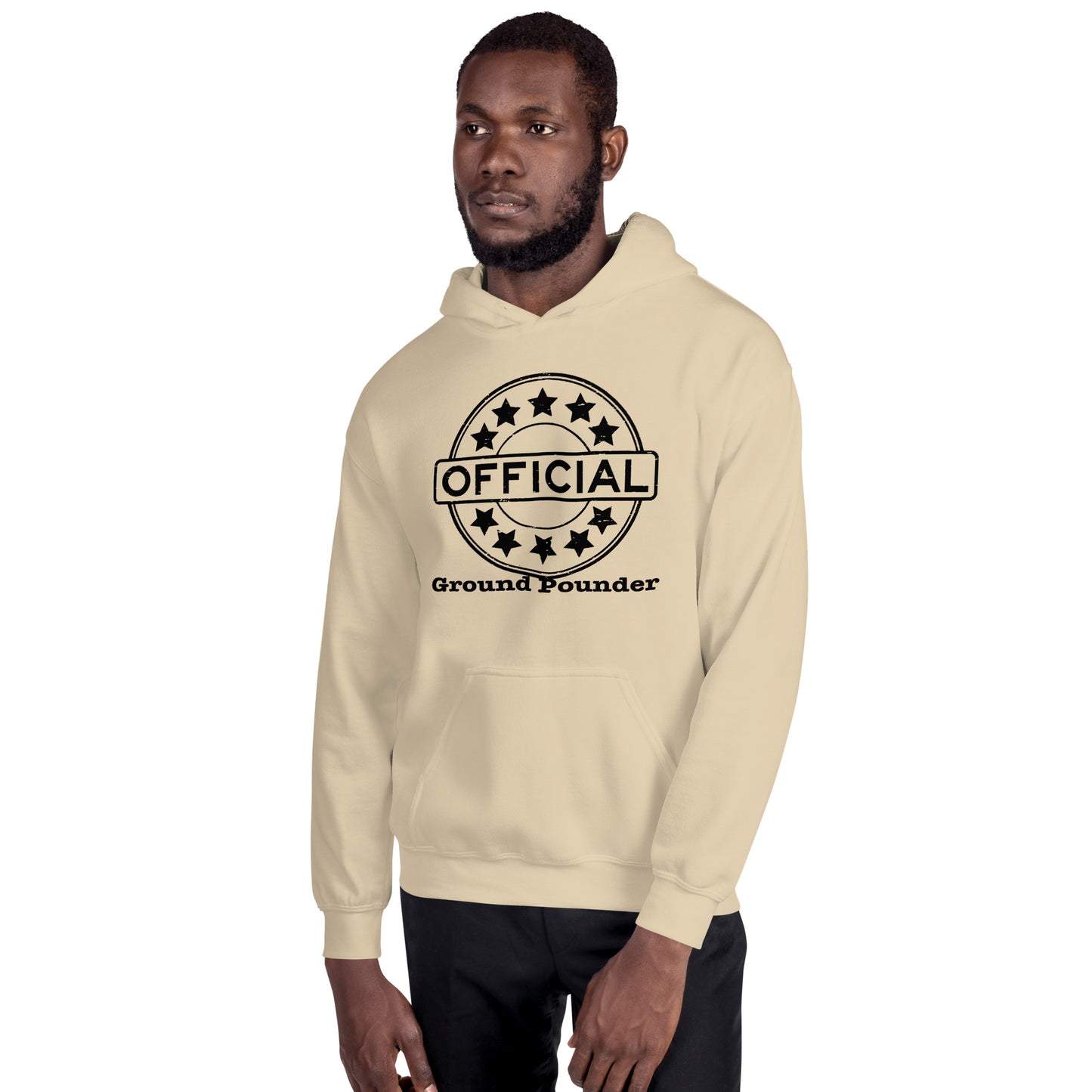 Official Ground Pounder (Black Letters) Unisex Hoodie