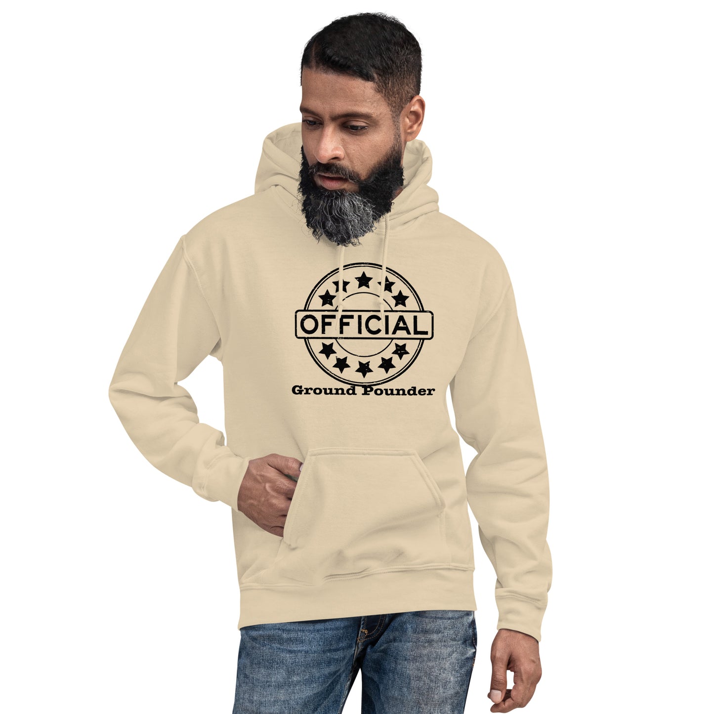 Official Ground Pounder (Black Letters) Unisex Hoodie