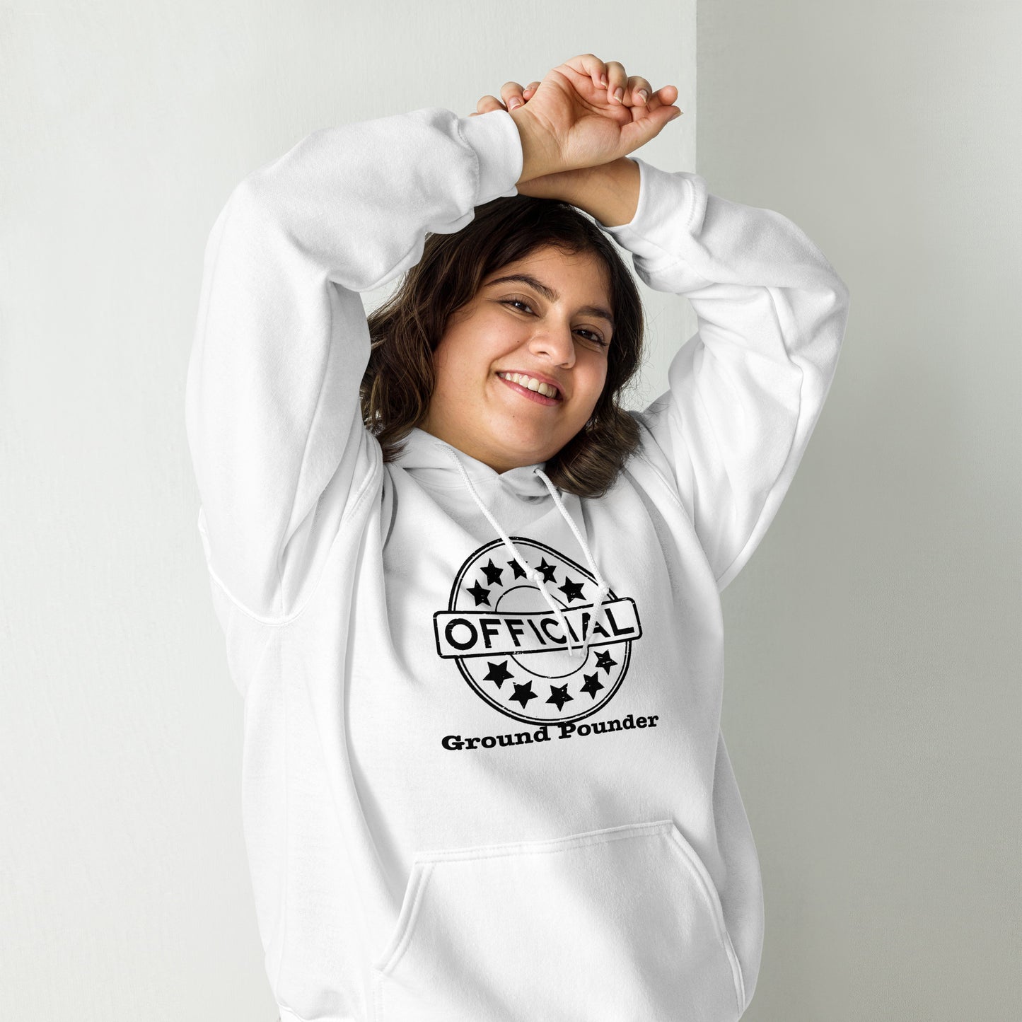 Official Ground Pounder (Black Letters) Unisex Hoodie
