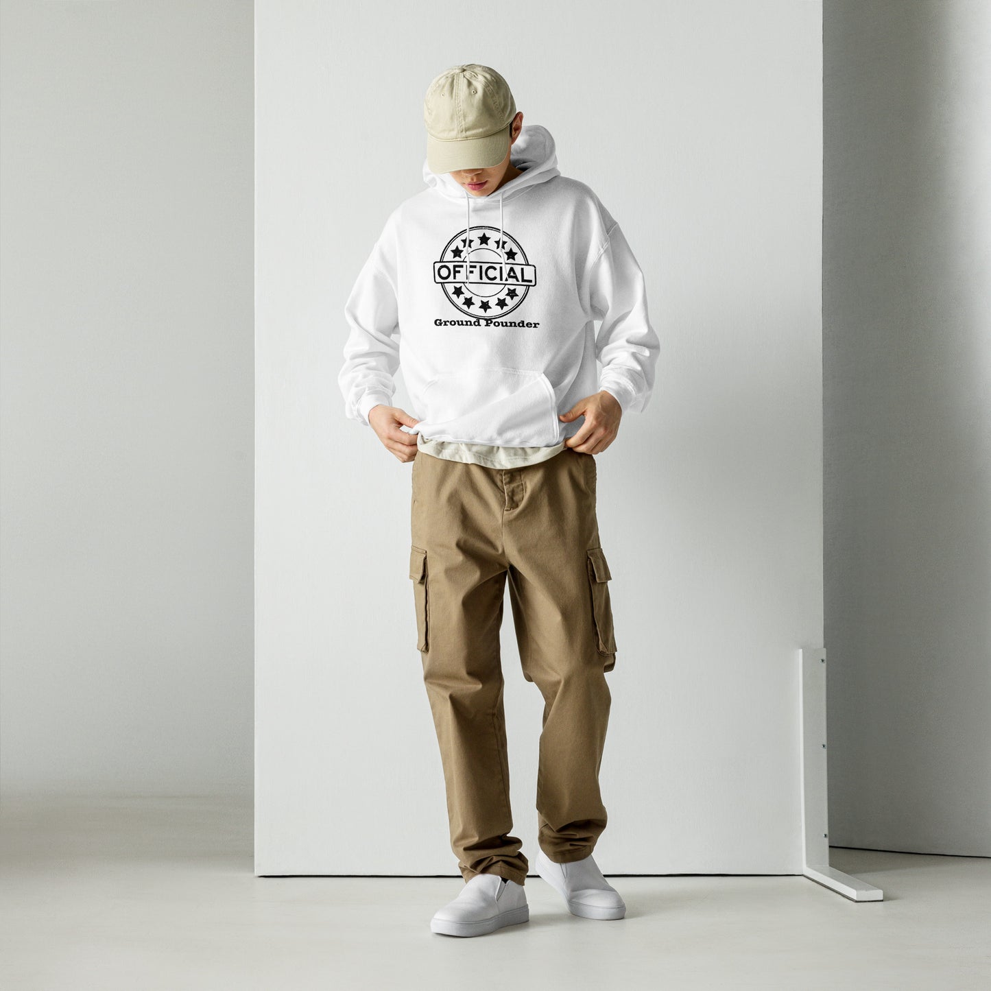 Official Ground Pounder (Black Letters) Unisex Hoodie