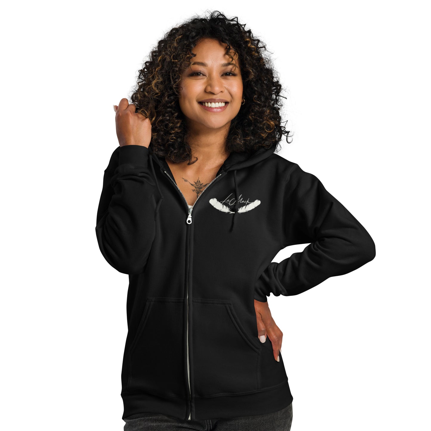 LeMack Apparel II (Racing) Flag Unisex heavy blend zip hoodie
