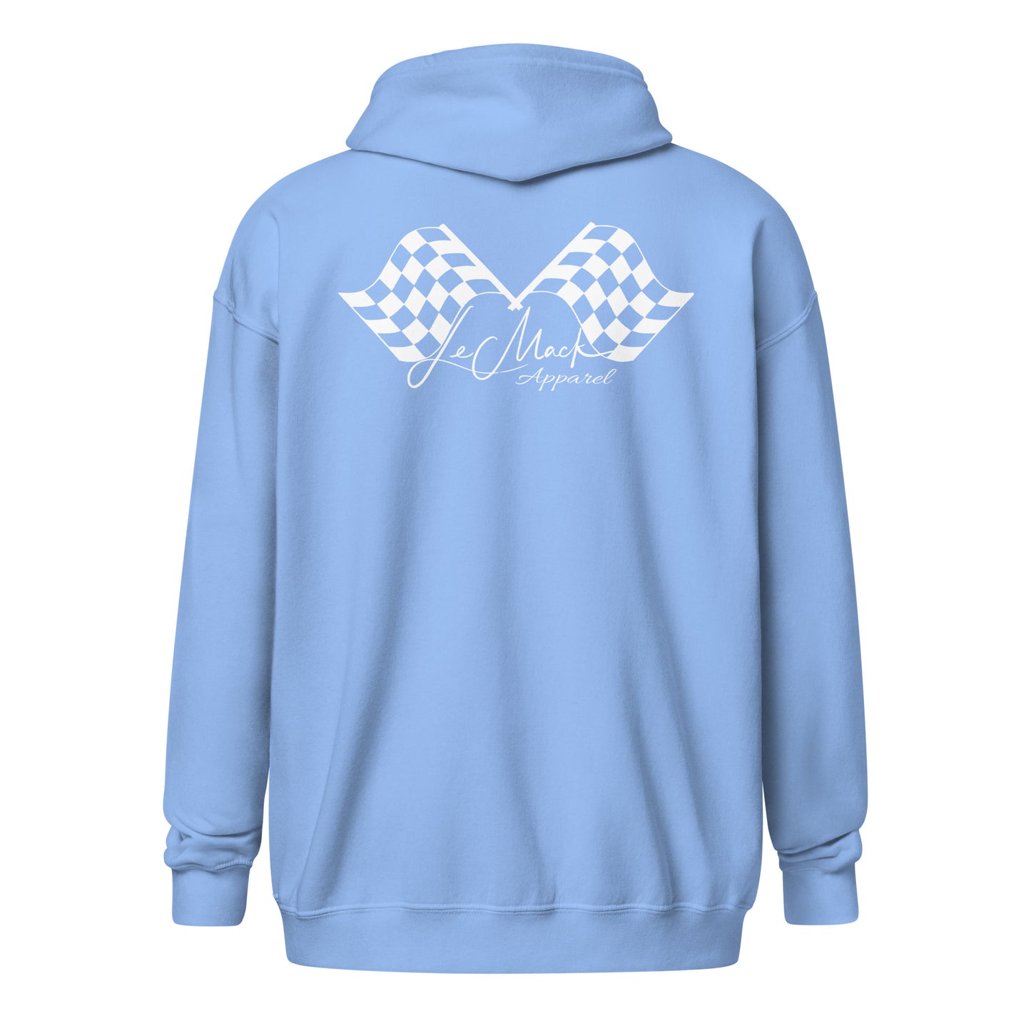 LeMack Apparel II (Racing) Flag Unisex heavy blend zip hoodie