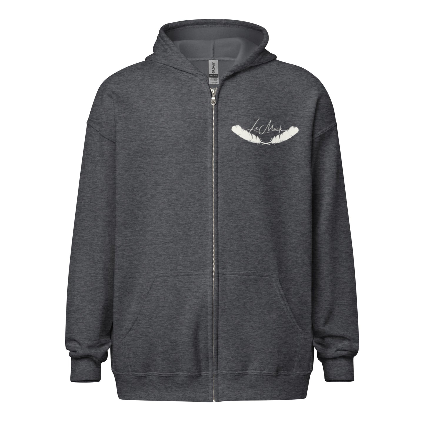 LeMack Apparel II (Racing) Flag Unisex heavy blend zip hoodie