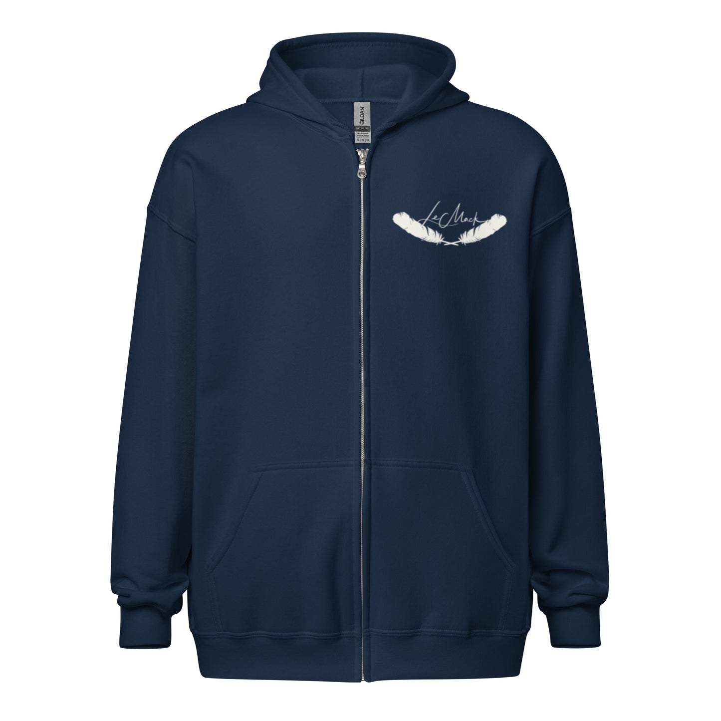 LeMack Apparel II (Racing) Flag Unisex heavy blend zip hoodie