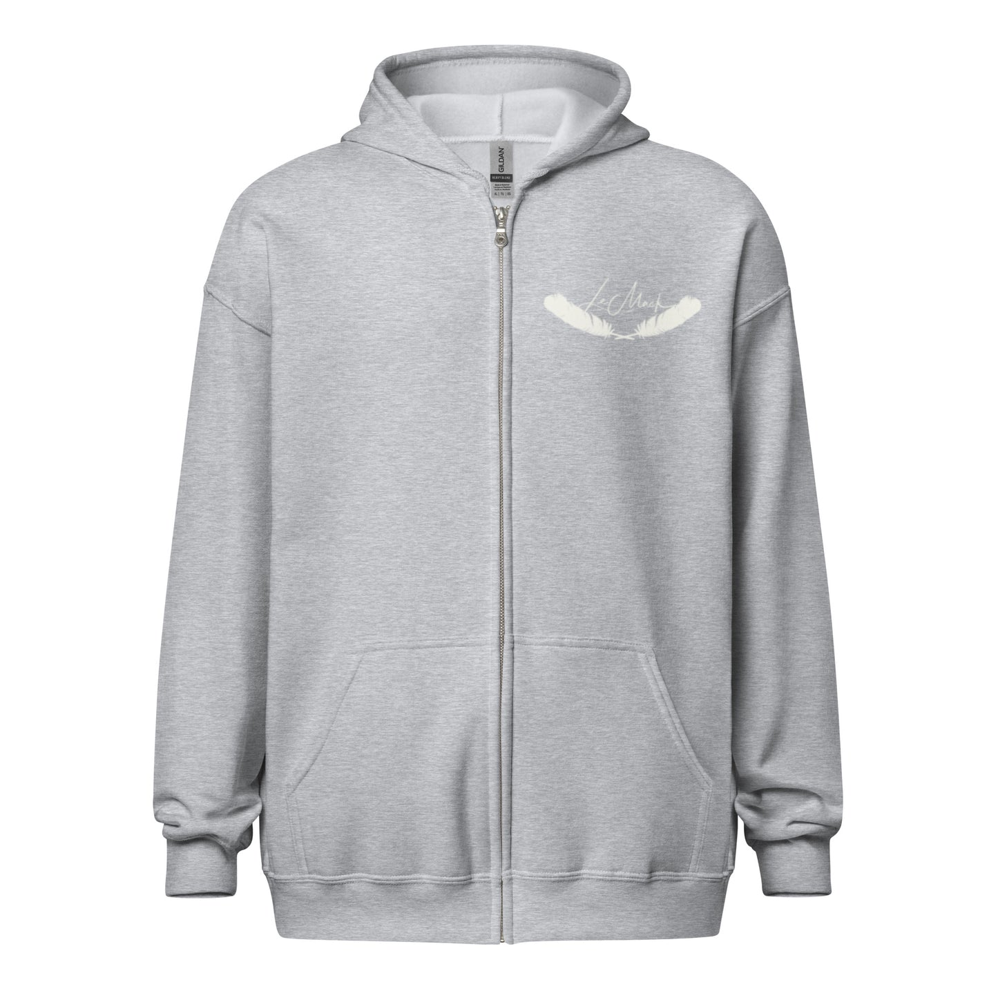 LeMack Apparel II (Racing) Flag Unisex heavy blend zip hoodie