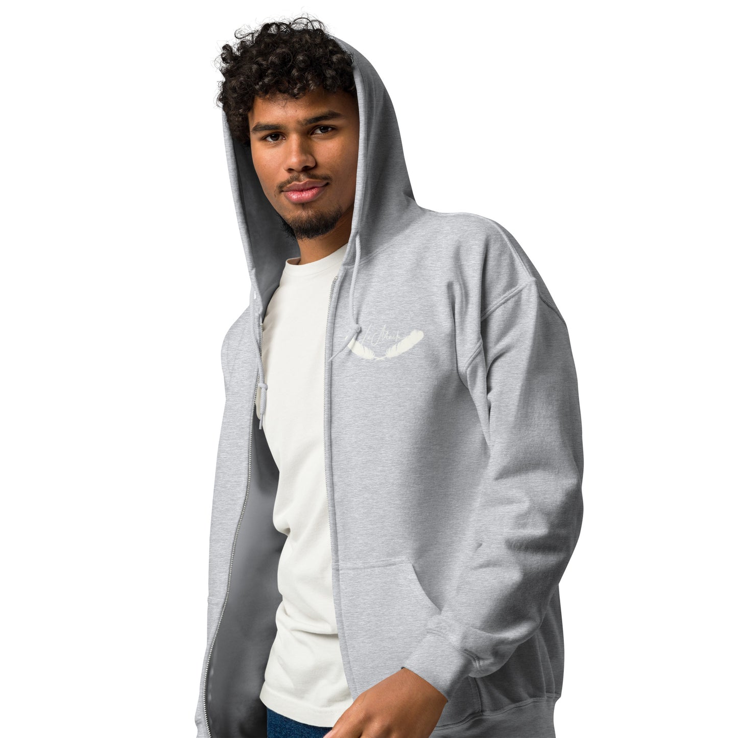 LeMack Apparel II (Racing) Flag Unisex heavy blend zip hoodie