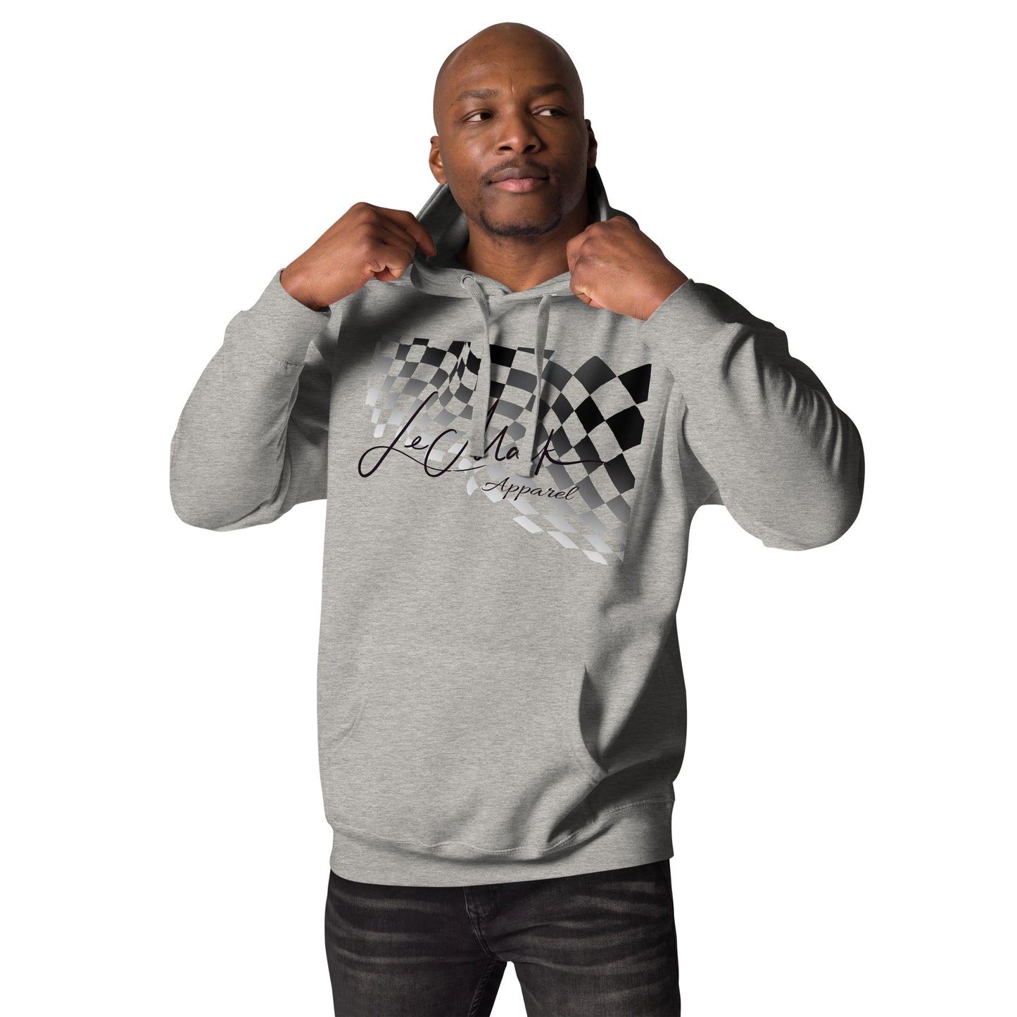 LeMack Wave Race Flag Unisex Hoodie