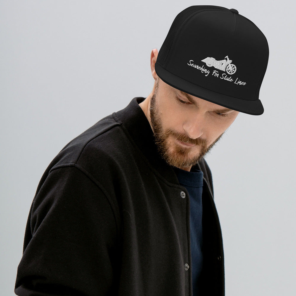 Road King White Trucker Cap - LeMack