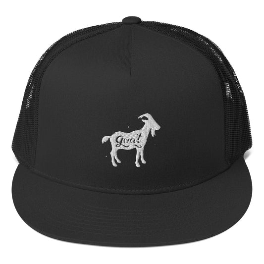 GOAT White Logo Trucker Cap - LeMack