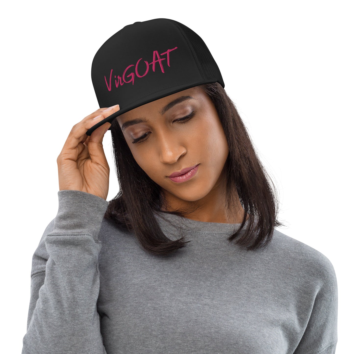 Pink VirGOAT Logo Trucker Cap - LeMack