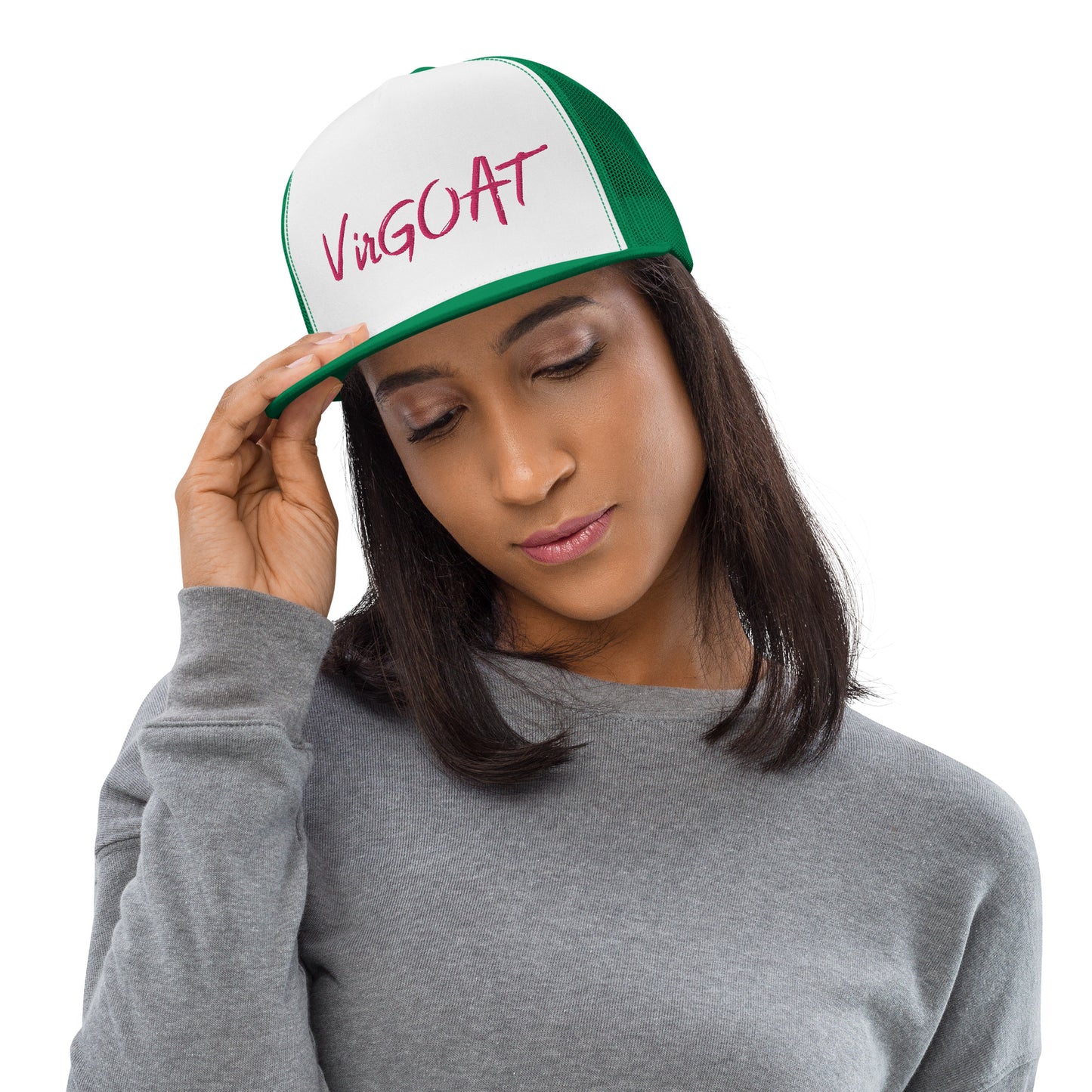 Pink VirGOAT Logo Trucker Cap - LeMack