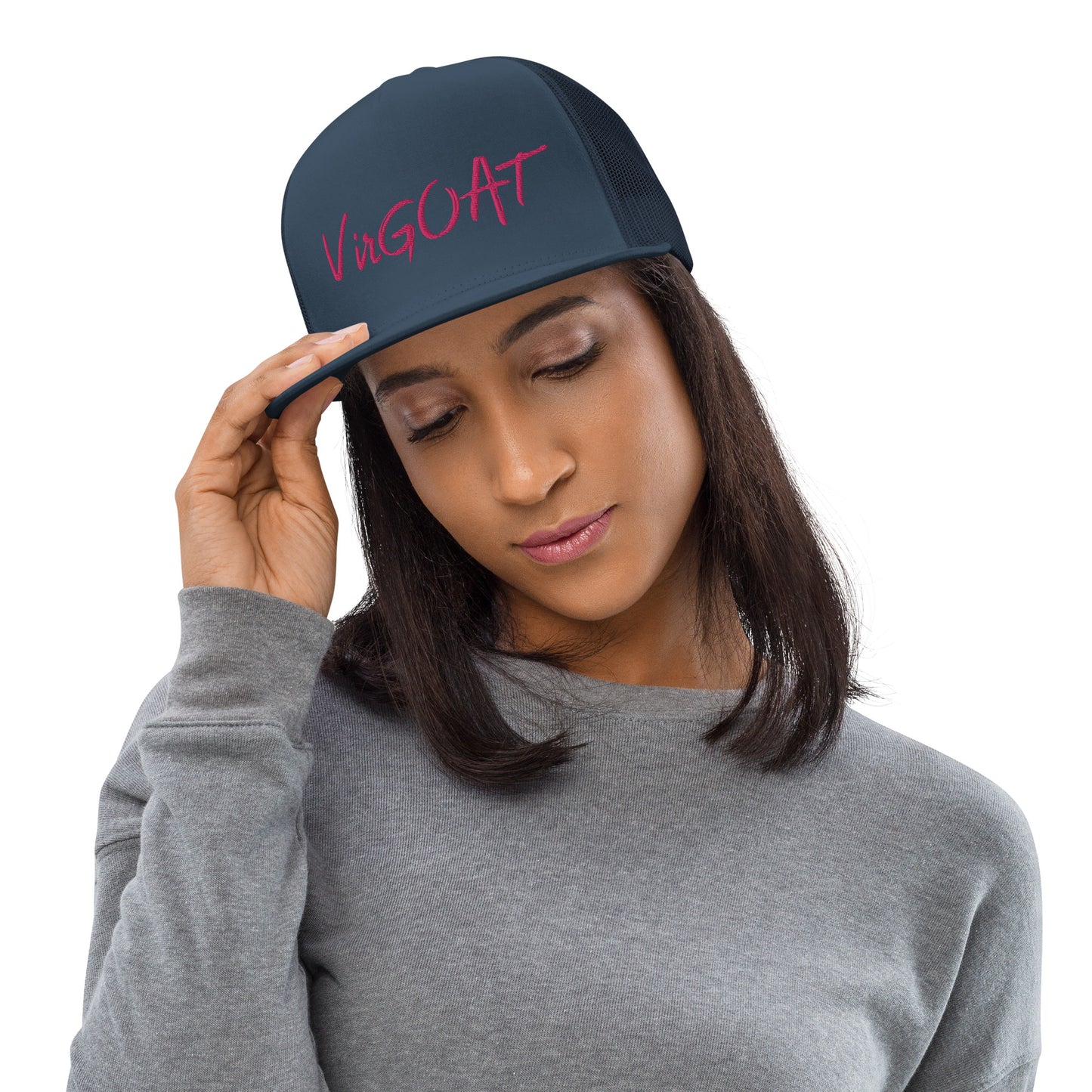 Pink VirGOAT Logo Trucker Cap - LeMack