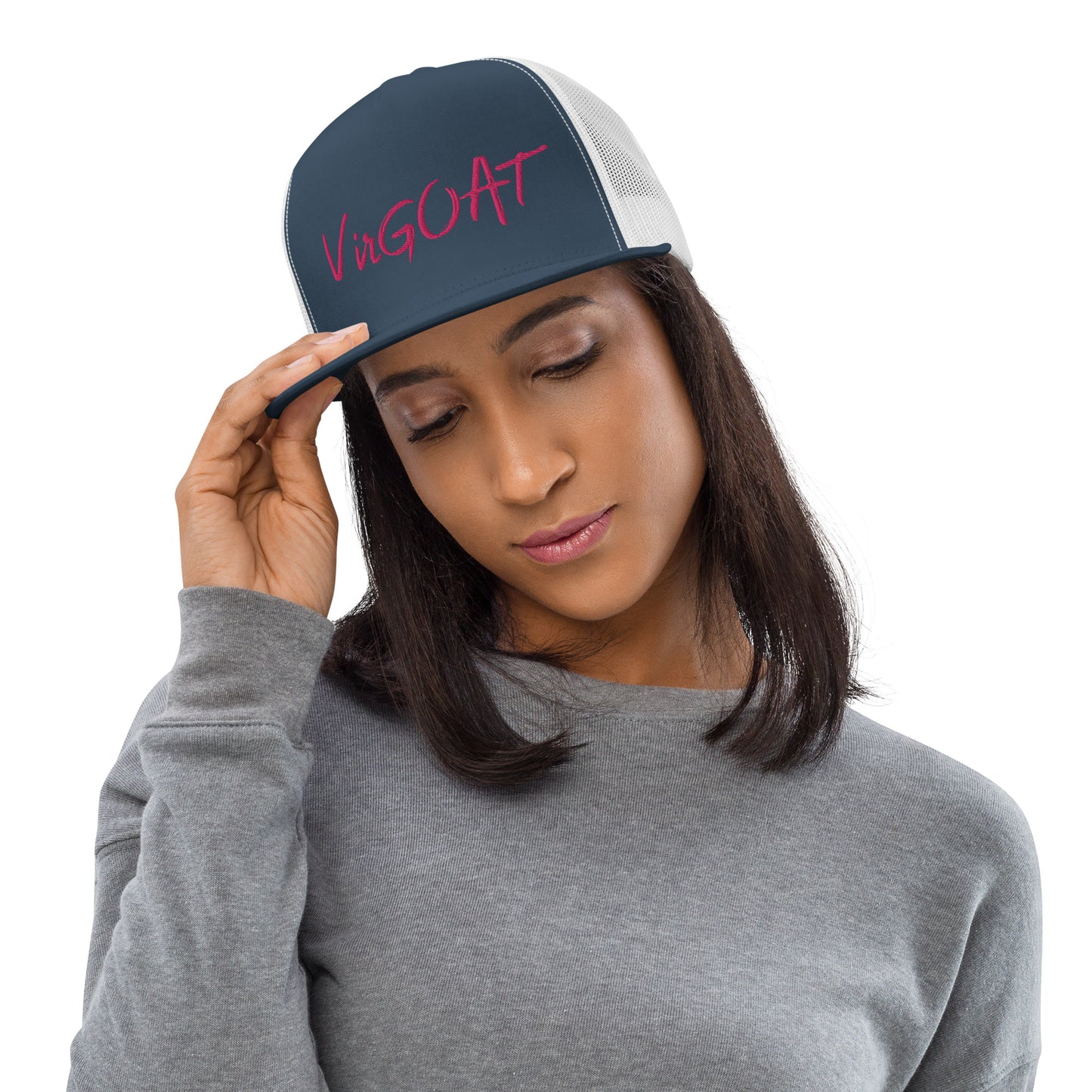 Pink VirGOAT Logo Trucker Cap - LeMack