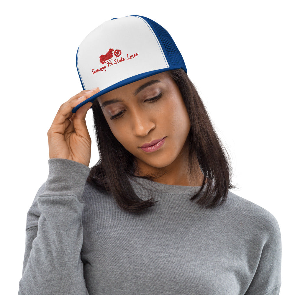 Road King Red Trucker Cap - LeMack