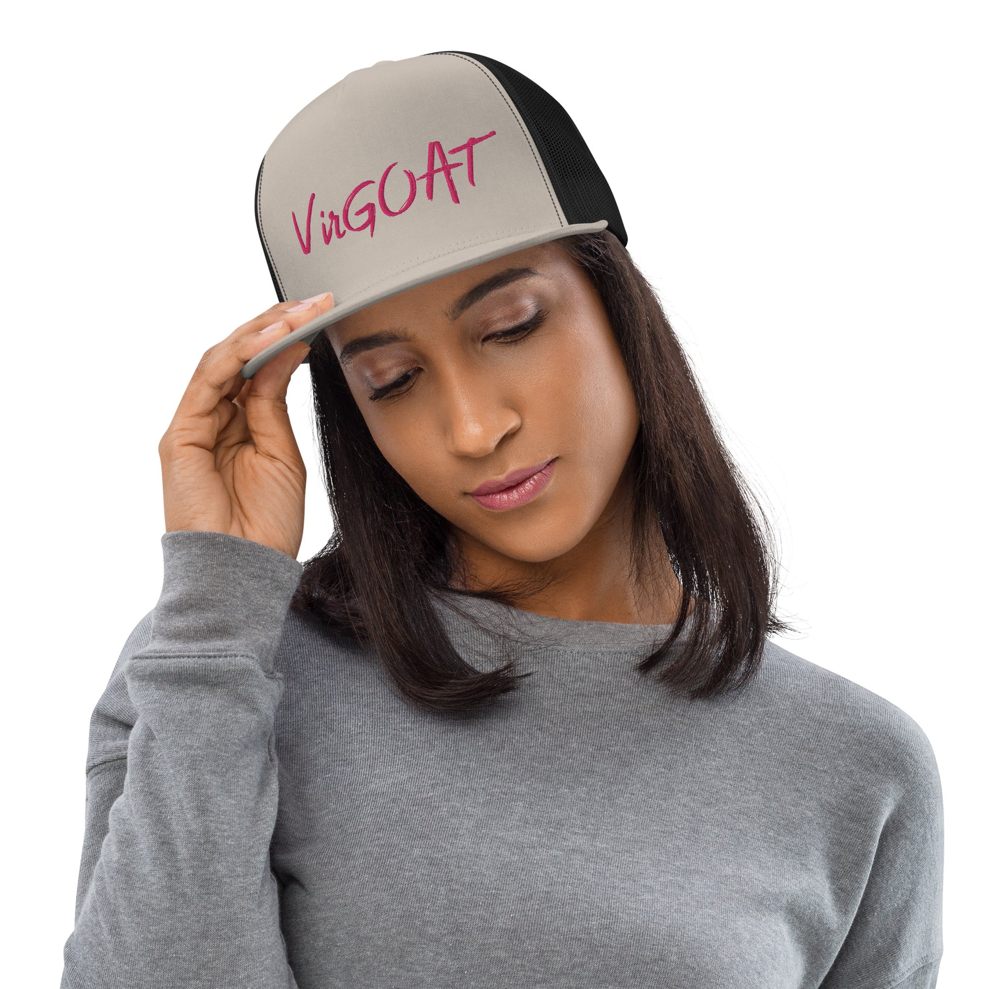 Pink VirGOAT Logo Trucker Cap - LeMack