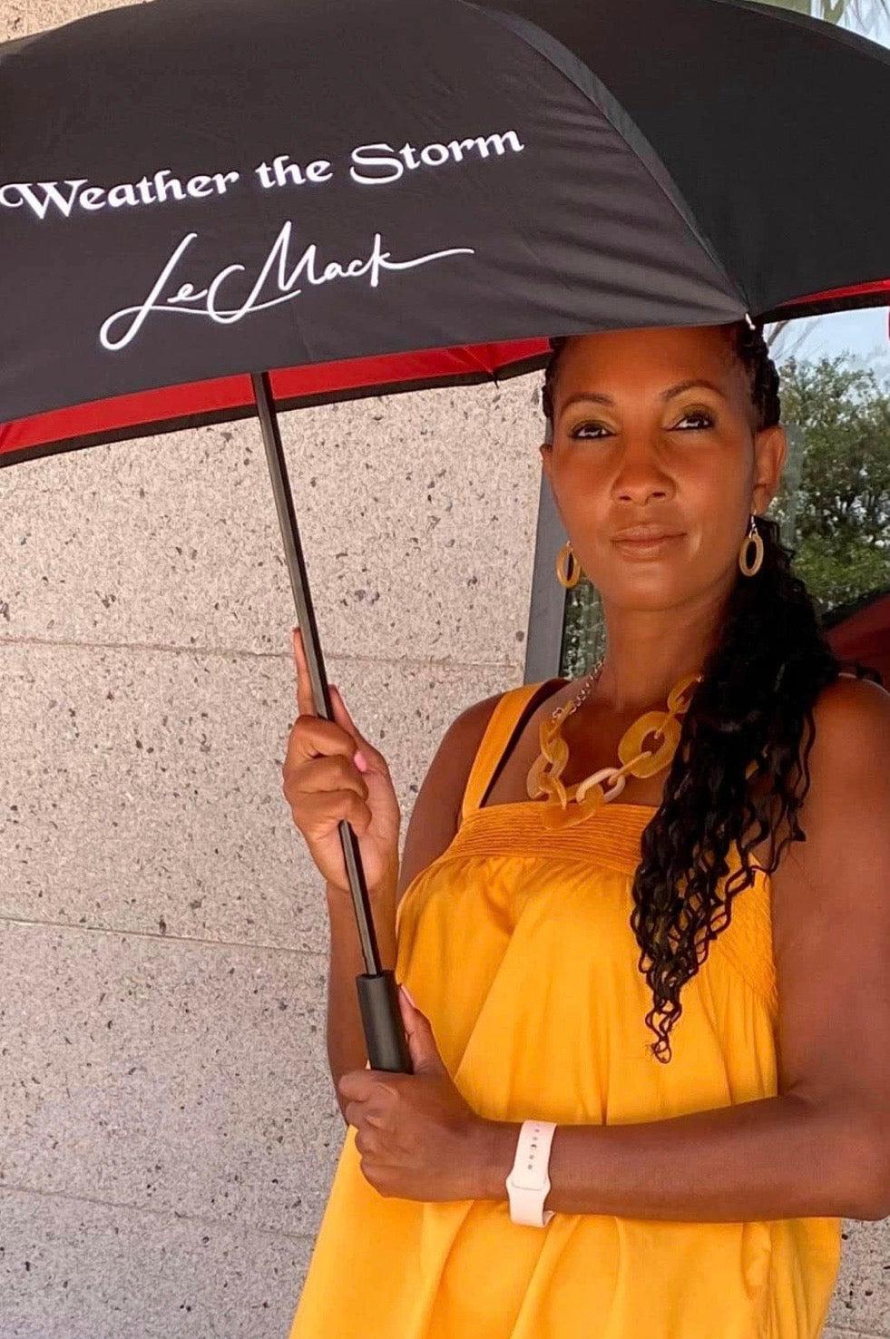 LeMack Red Bottom Umbrellas - LeMack