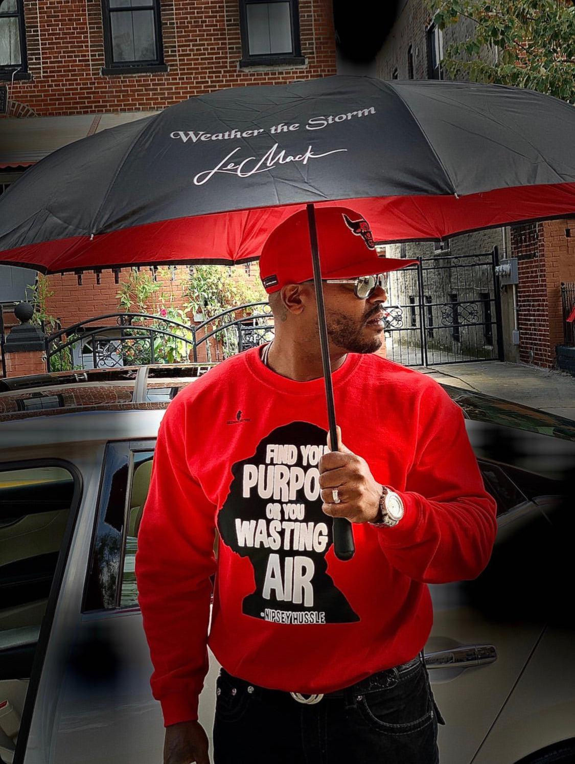 LeMack Red Bottom Umbrellas - LeMack