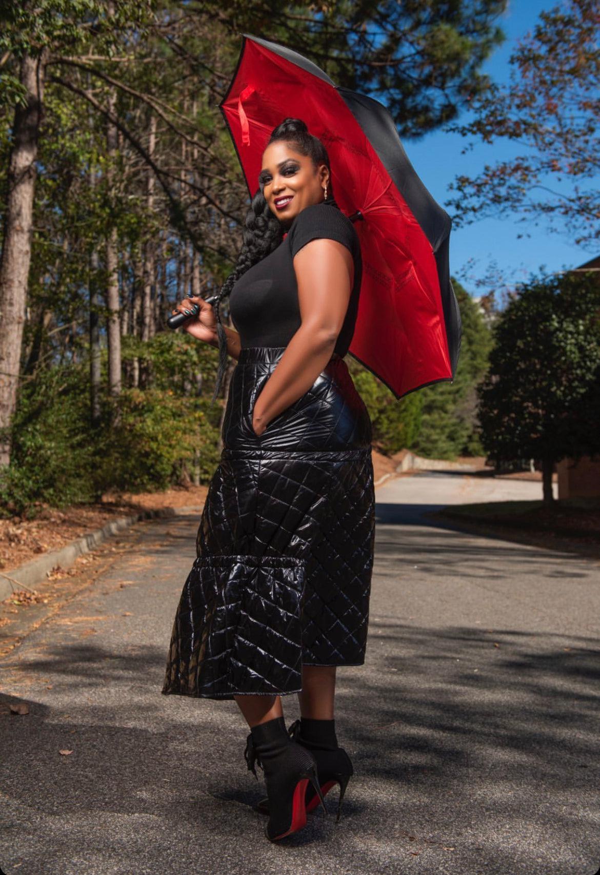 LeMack Red Bottom Umbrellas - LeMack