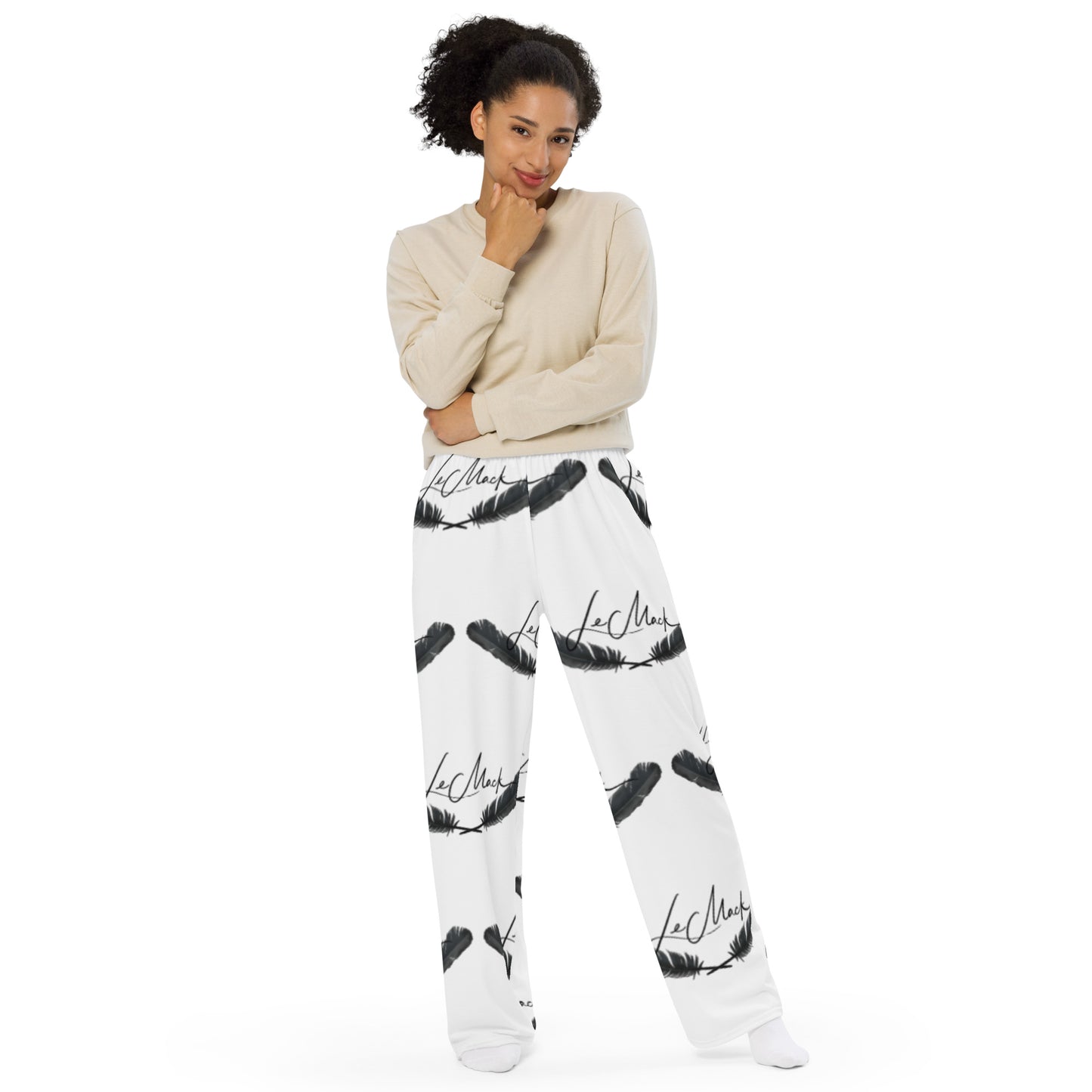 LeMack All-over print unisex wide-leg pants - LeMack