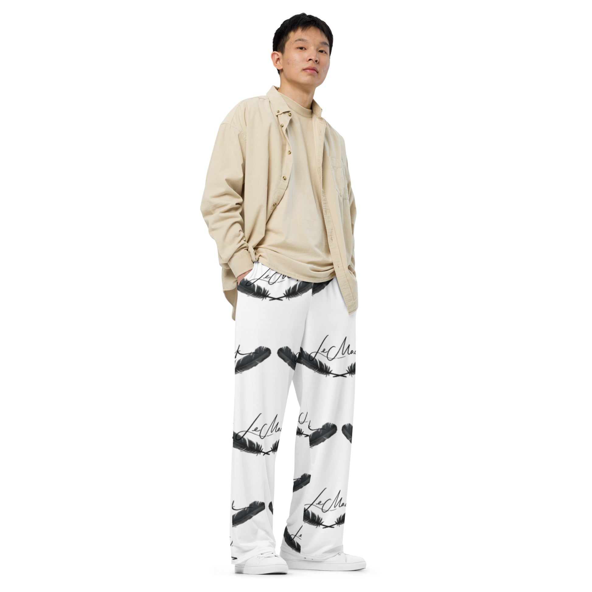 LeMack All-over print unisex wide-leg pants - LeMack