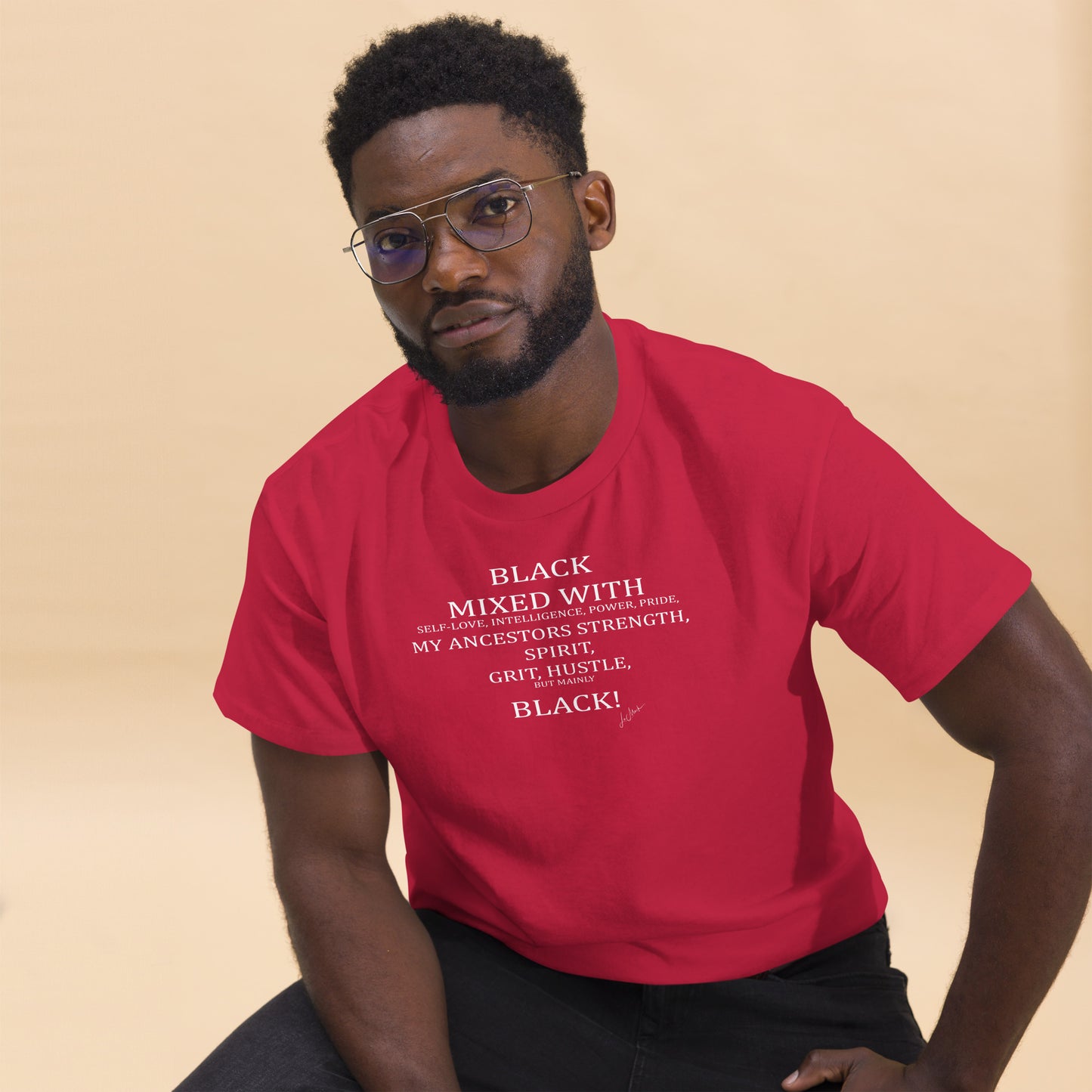 Black Mixed Men's classic tee - LeMack
