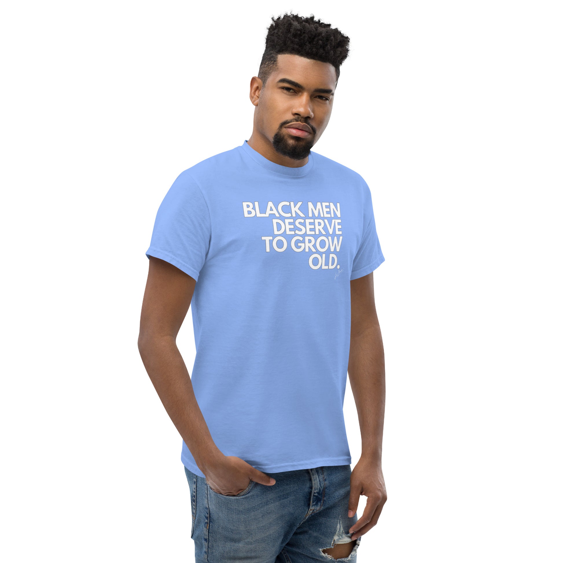 Black Men Deserve to Grow Old  Men's classic tee - LeMack