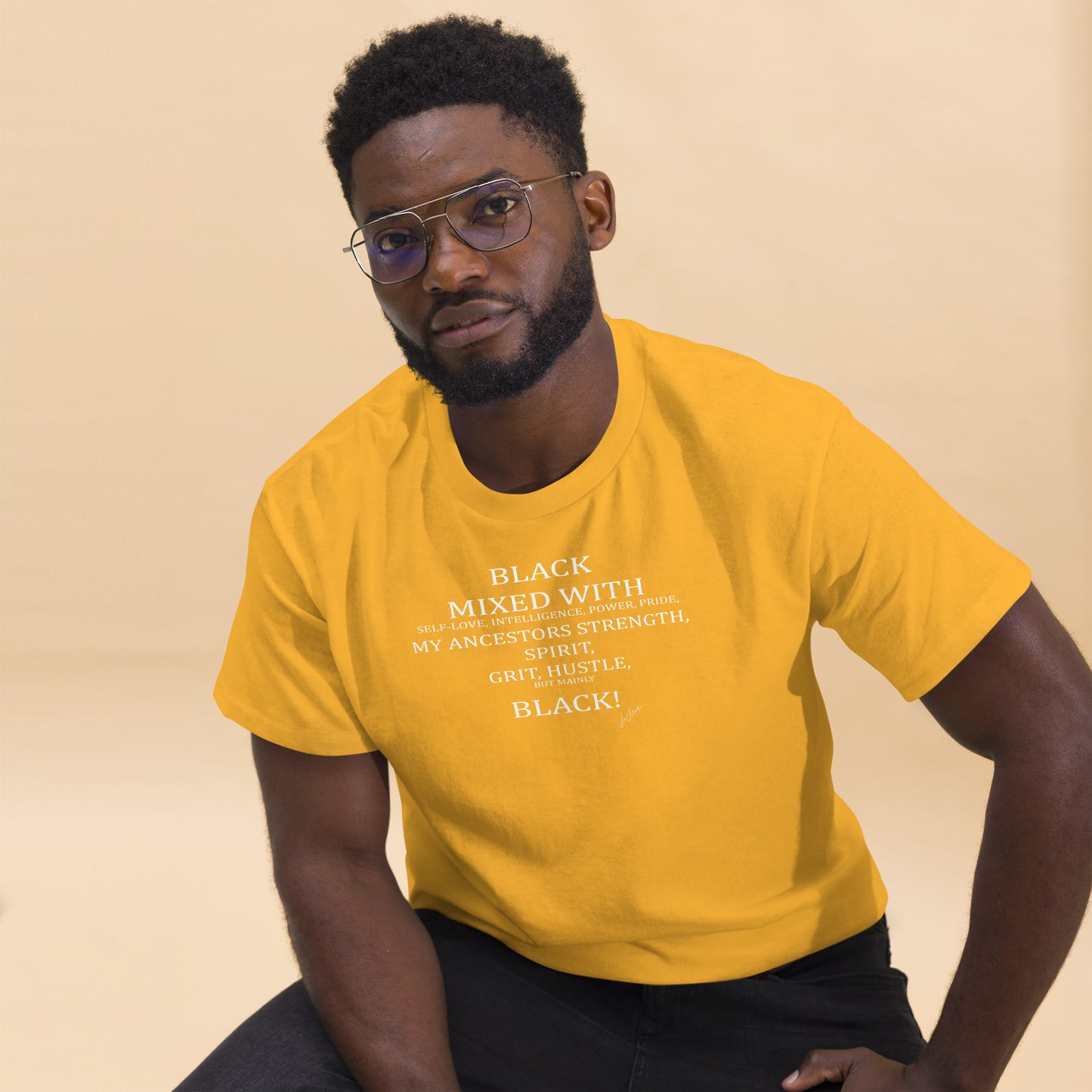 Black Mixed Men's classic tee - LeMack
