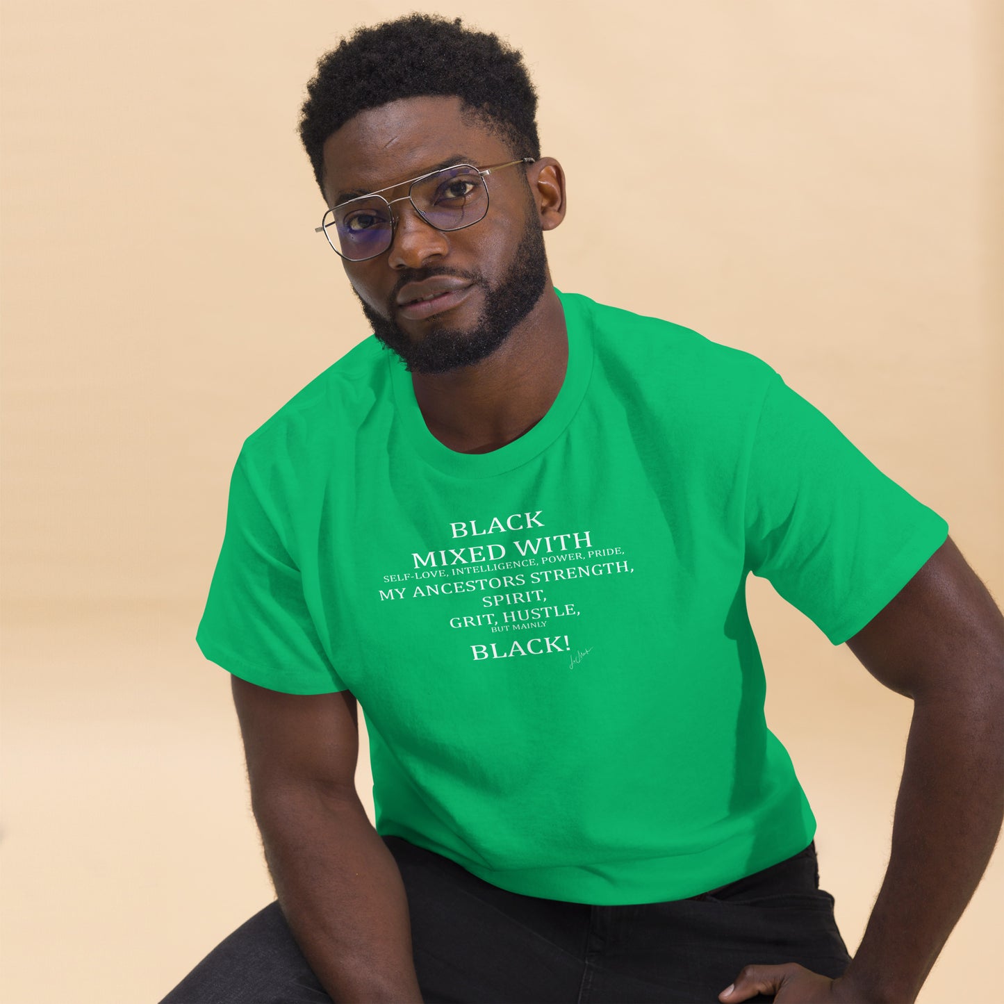 Black Mixed Men's classic tee - LeMack